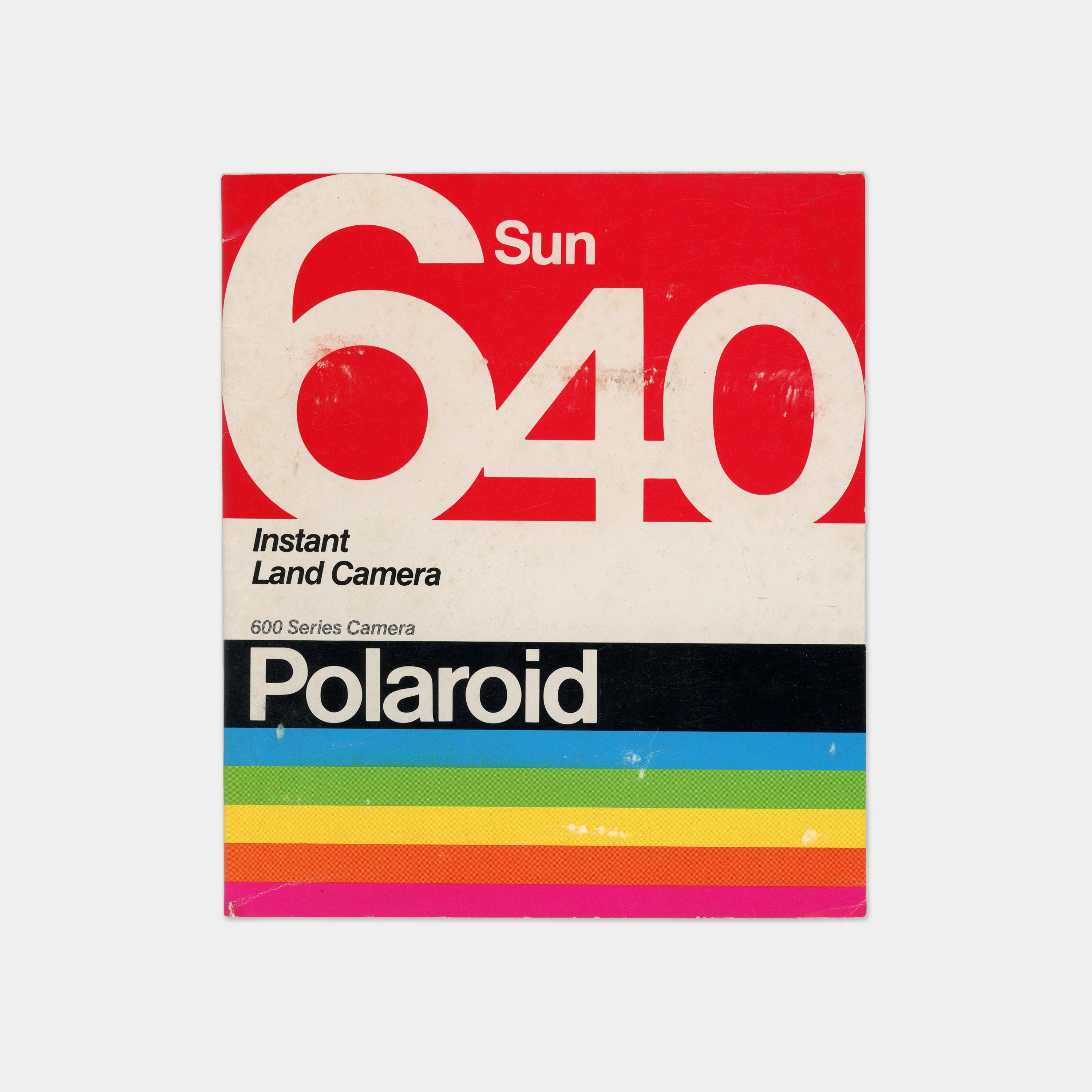 Polaroid Sun 640 Camera Manual