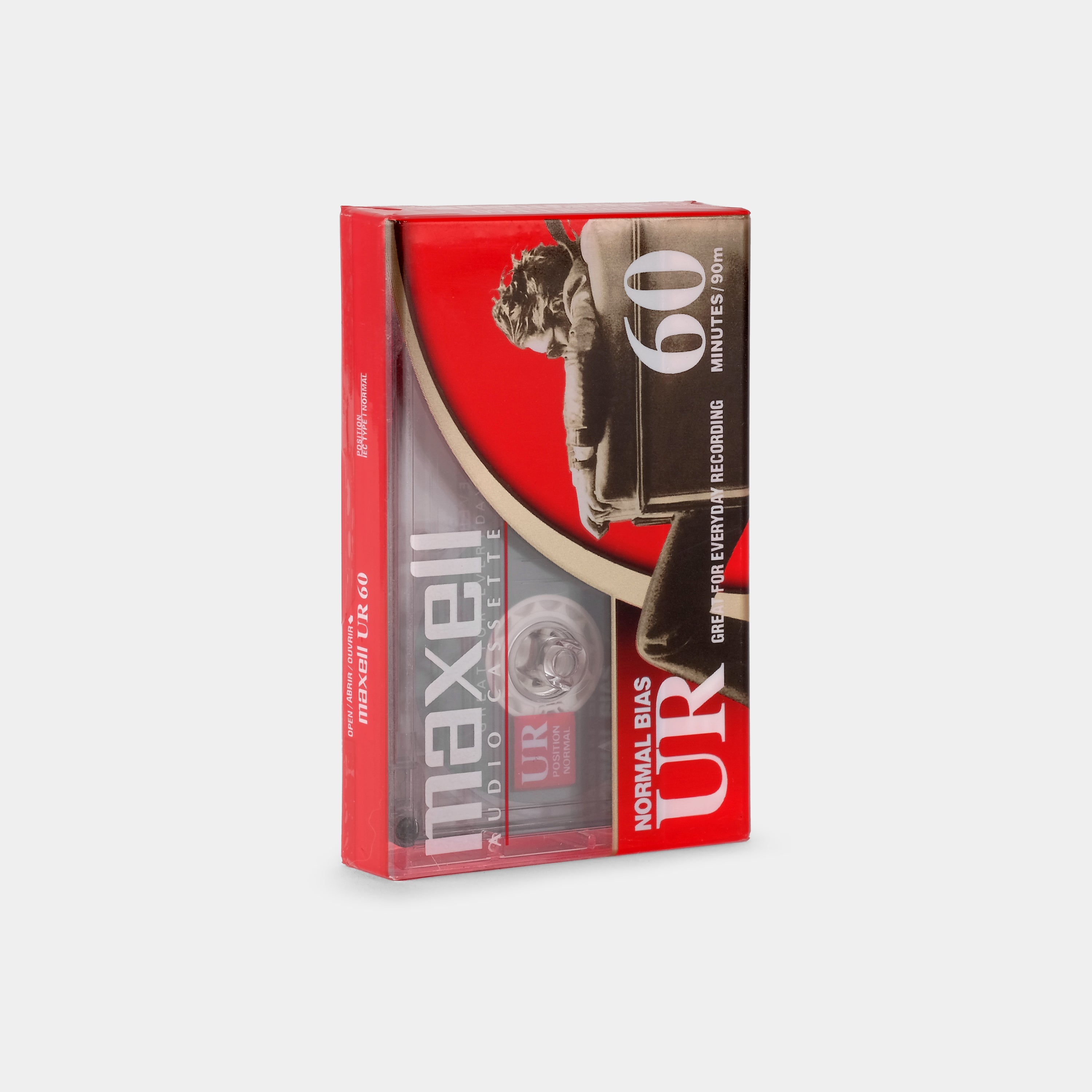 Maxell UR 60 Type I 60 Min Blank Cassette Tape