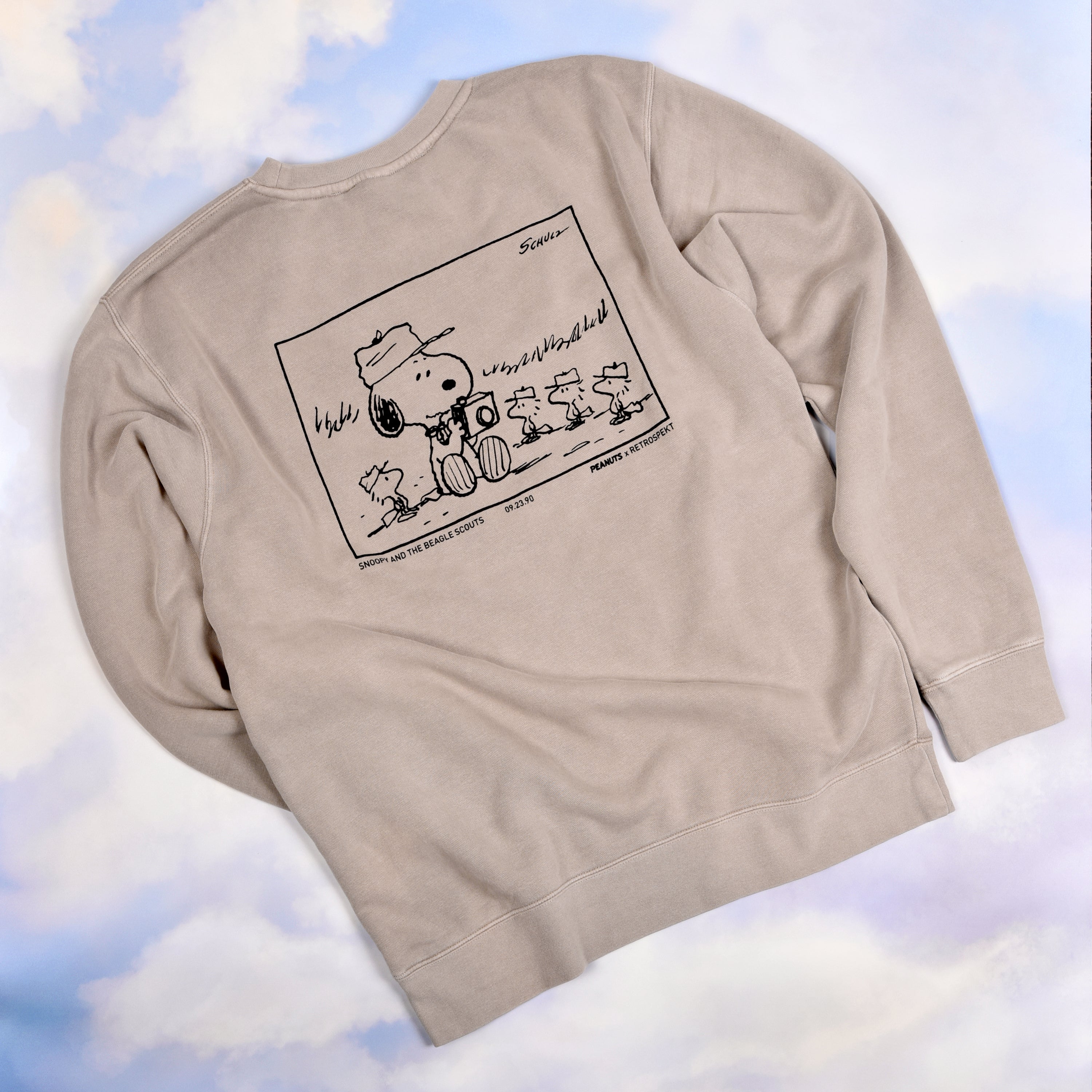 Peanuts x Retrospekt Beagle Scouts Crew Neck Sweatshirt