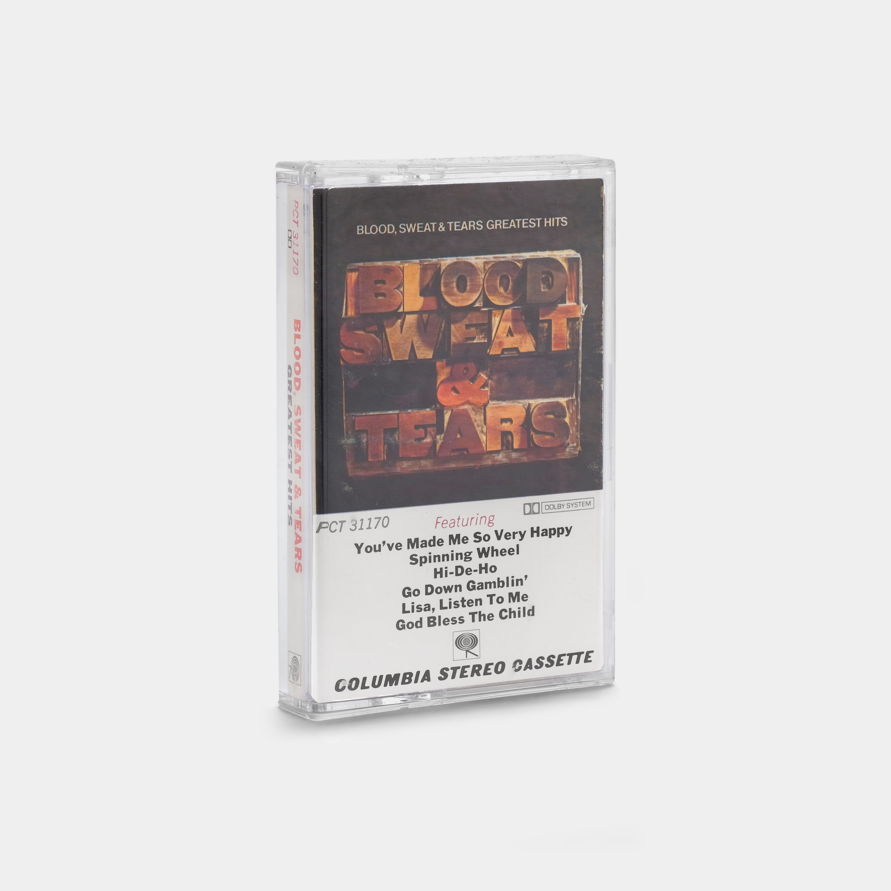 Blood, Sweat & Tears - Blood, Sweat & Tears Greatest Hits Cassette Tape