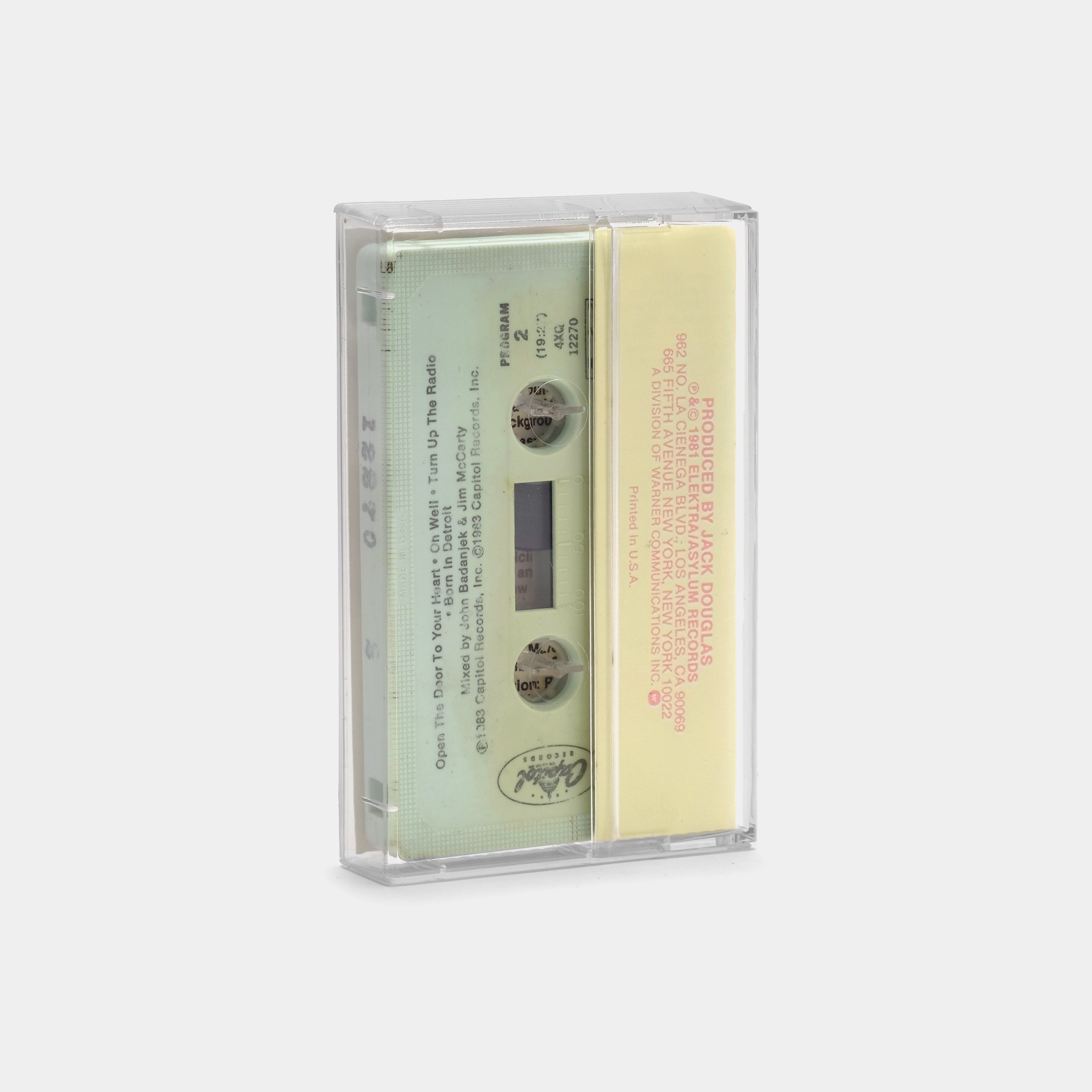 The Rockets - Back Talk Cassette Tape