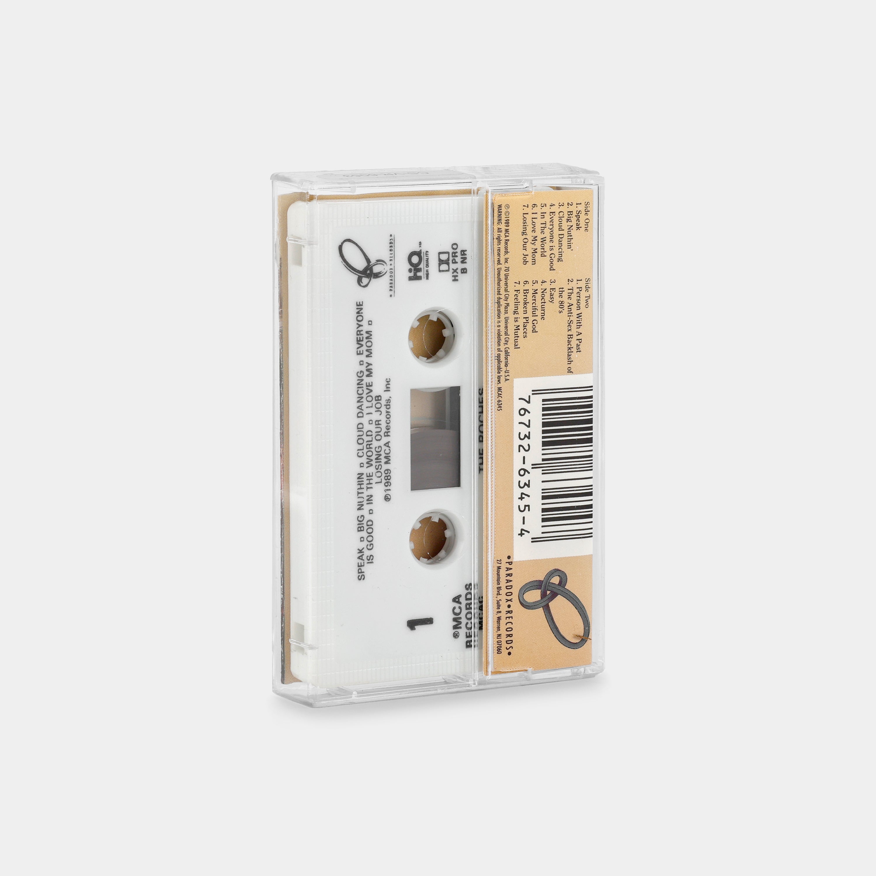 The Roches - Speak Cassette Tape