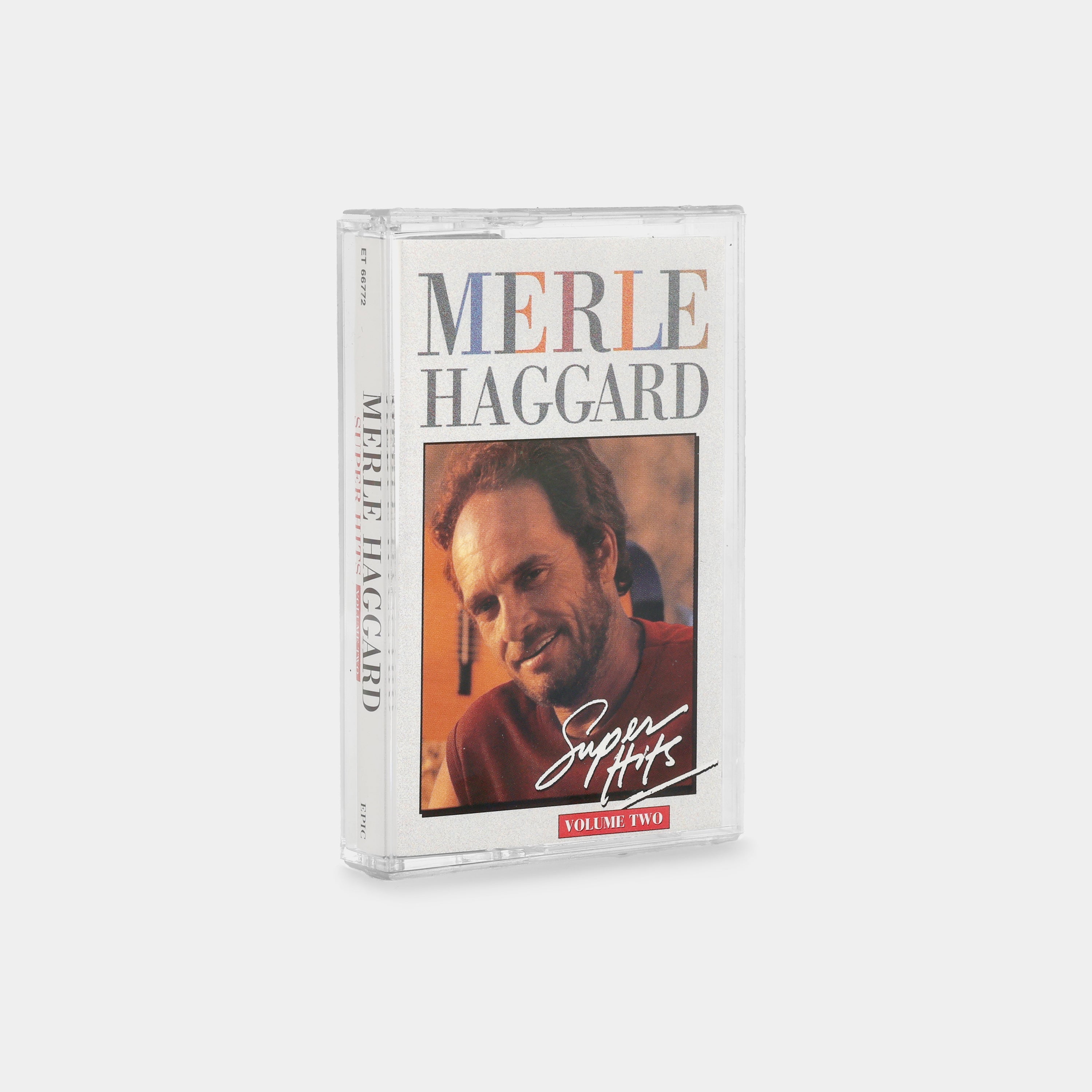 Merle Haggard - Super Hits Volume Two Cassette Tape