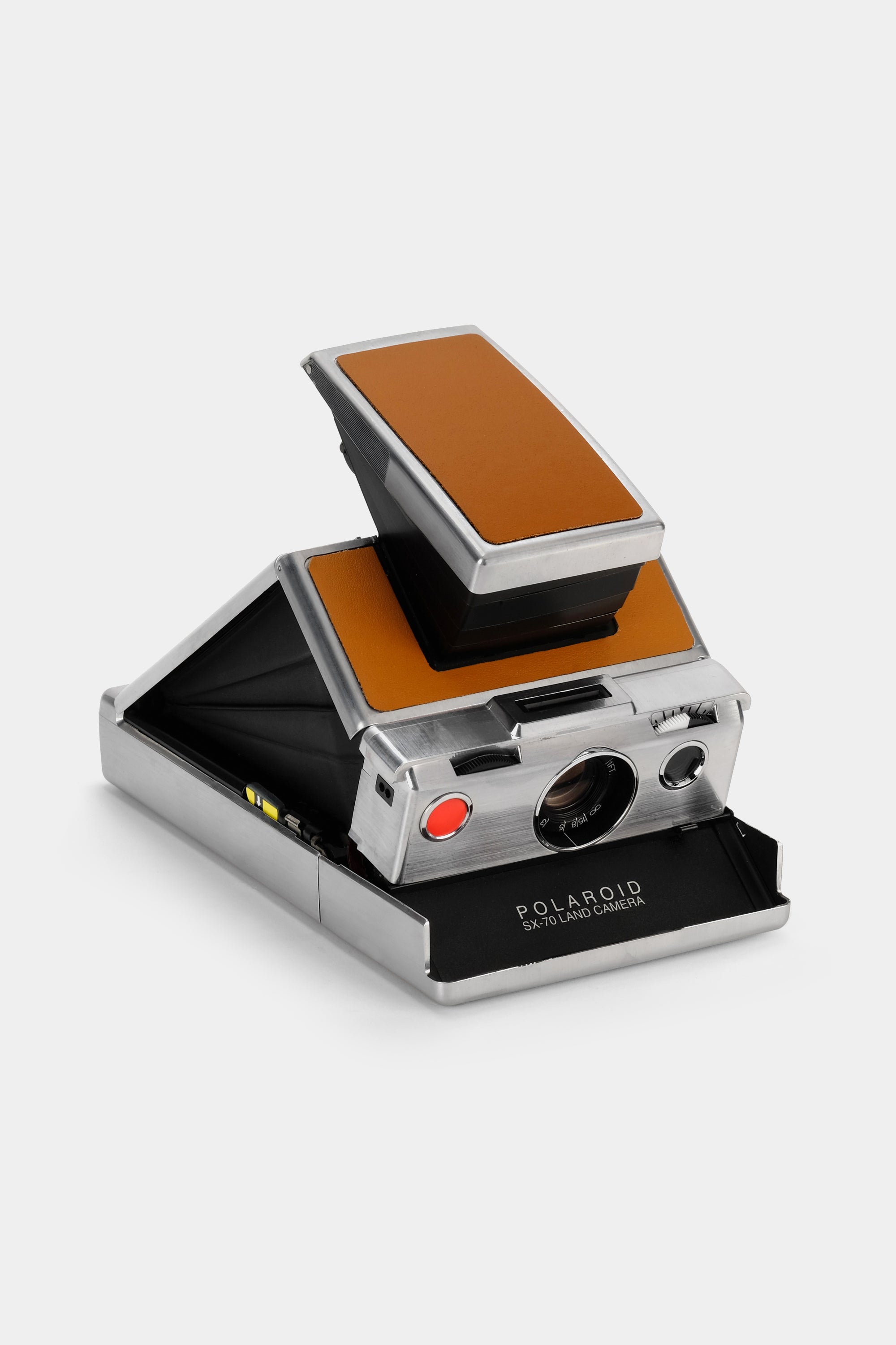 UO Polaroid 600-Converted Model 1 Chrome Instant Camera