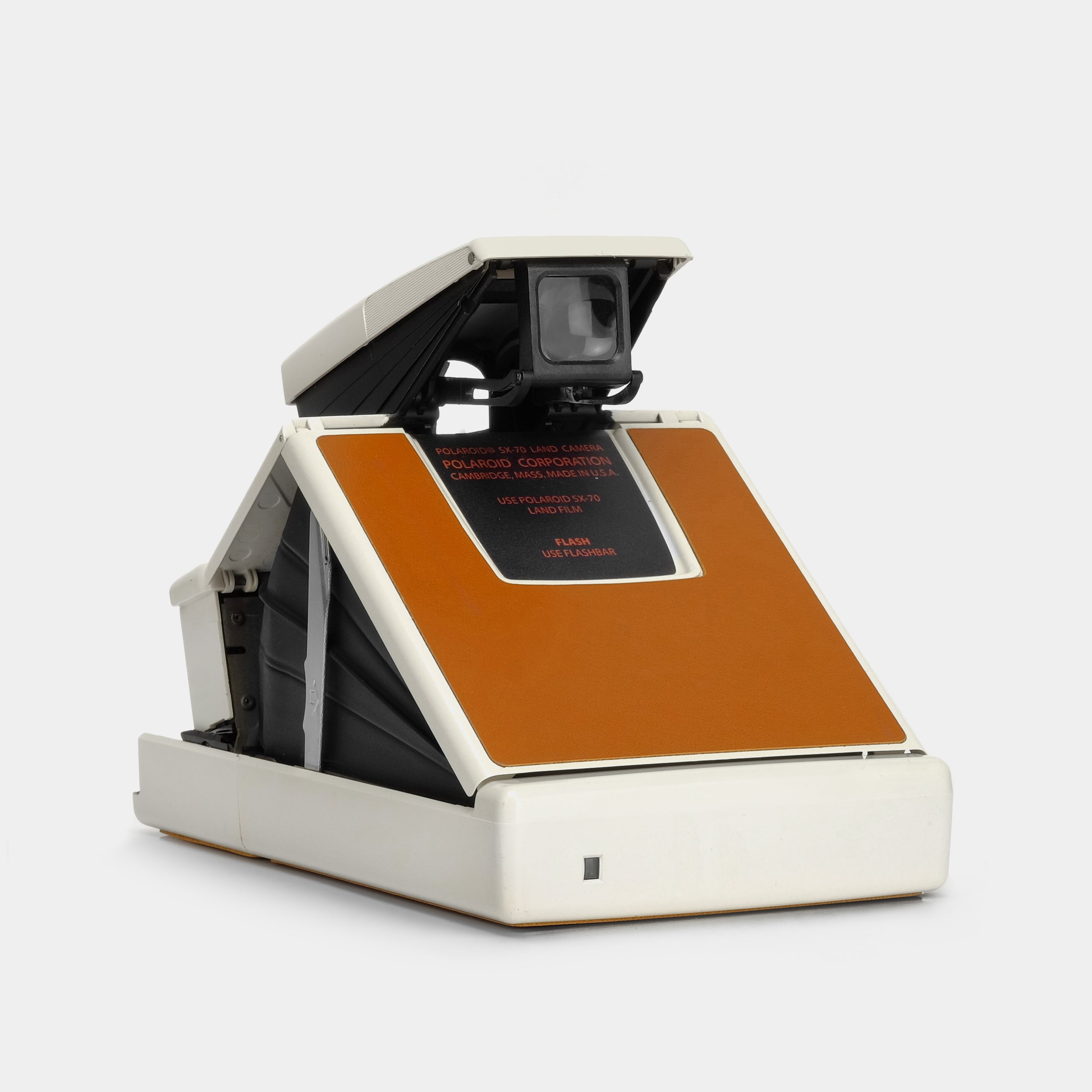 Polaroid SX-70 Model 2 White Folding Instant Film Camera