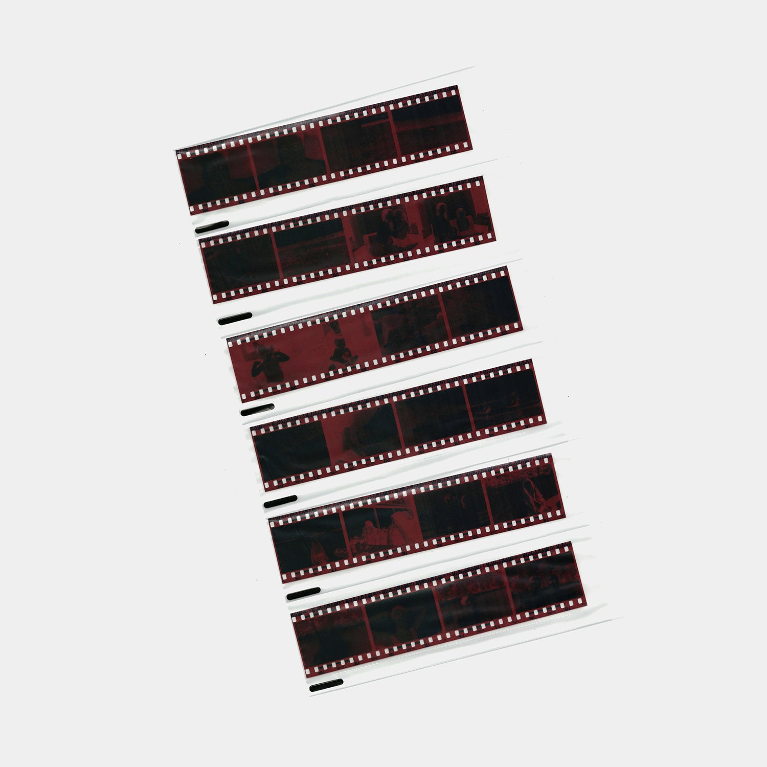 film negatives in sleeves