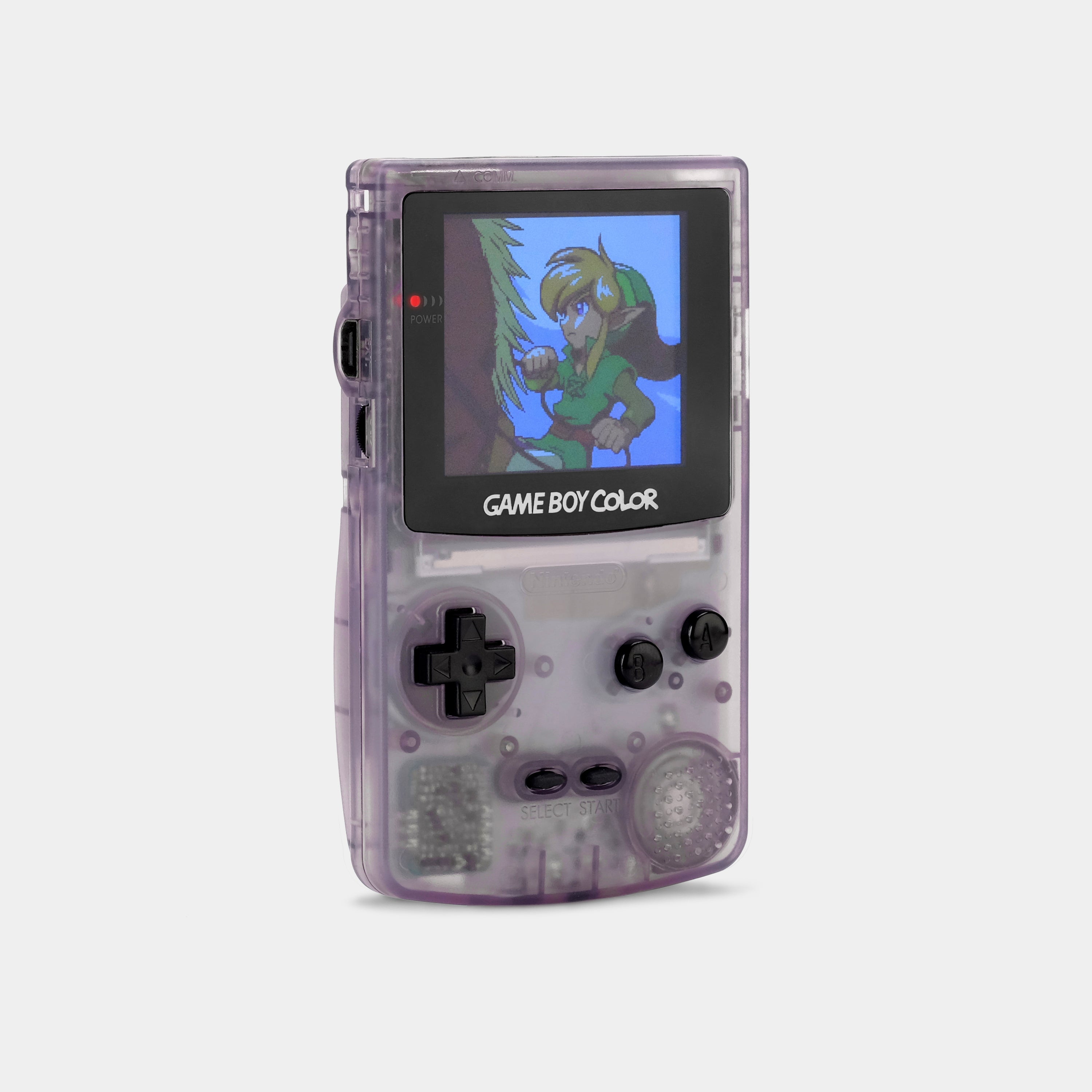 Nintendo Game Boy Color Atomic Purple Game Console With Backlit Screen