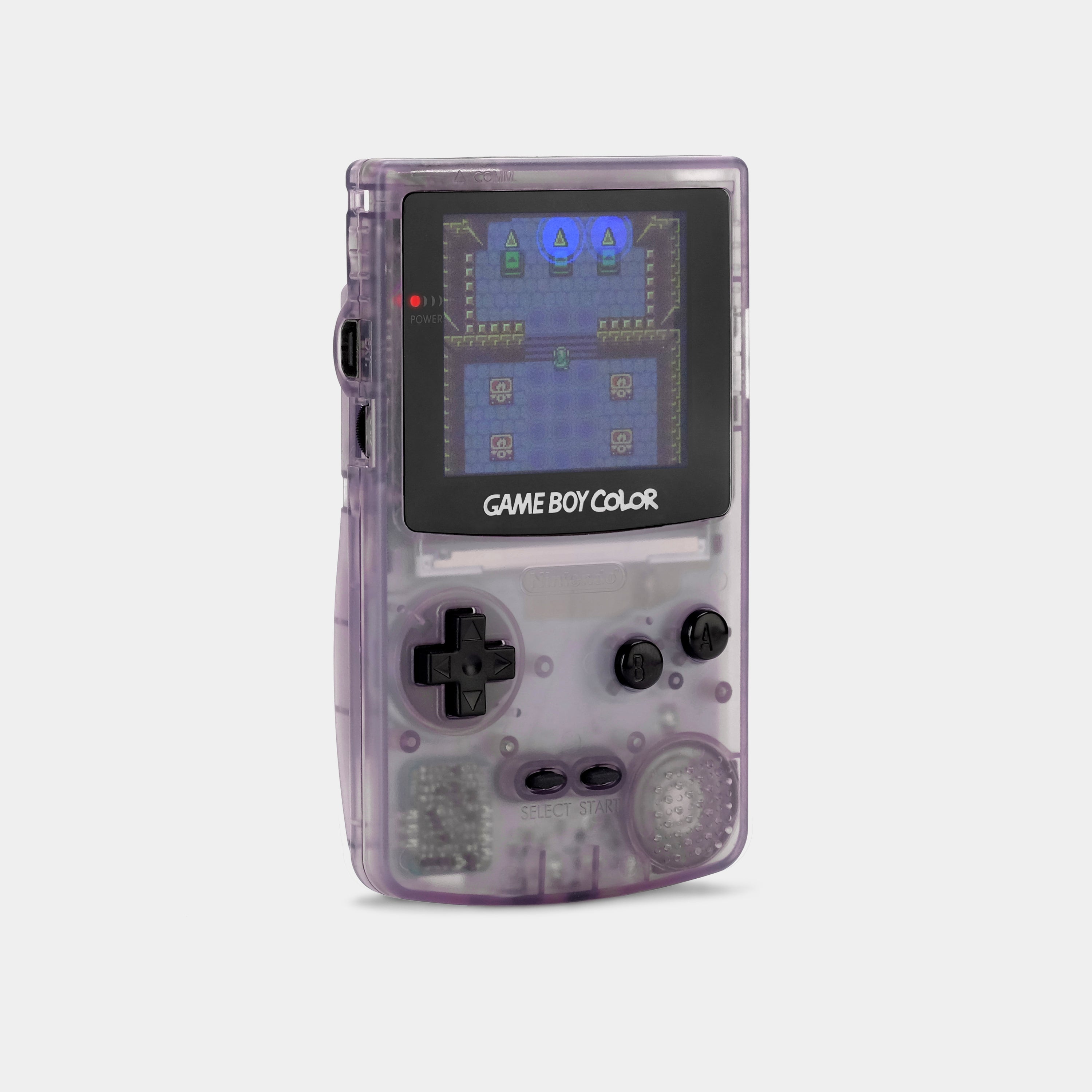 Nintendo Game Boy Color Atomic Purple Game Console With Backlit Screen