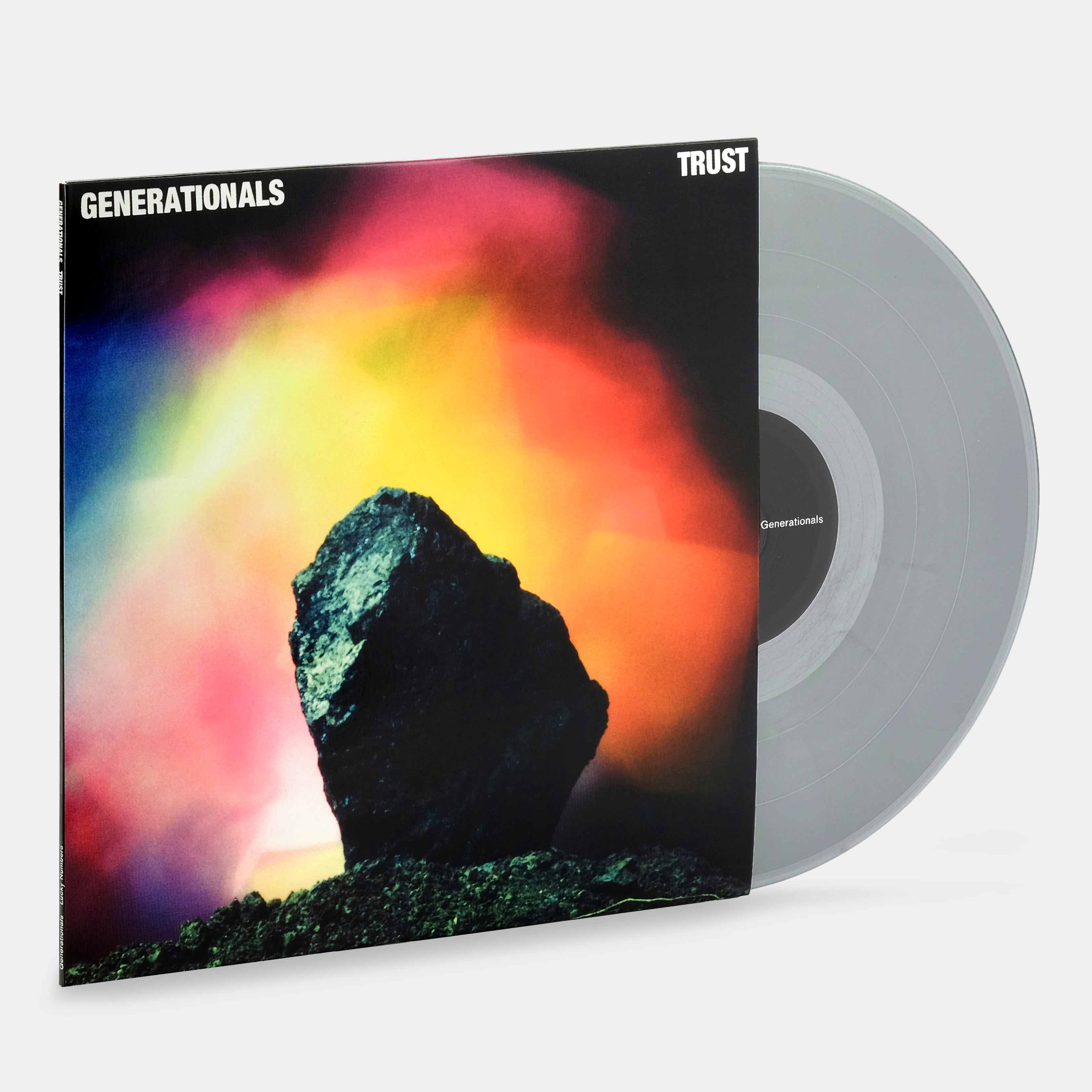 Generationals - Trust/Lucky Numbers EP Metallic Silver Vinyl Record