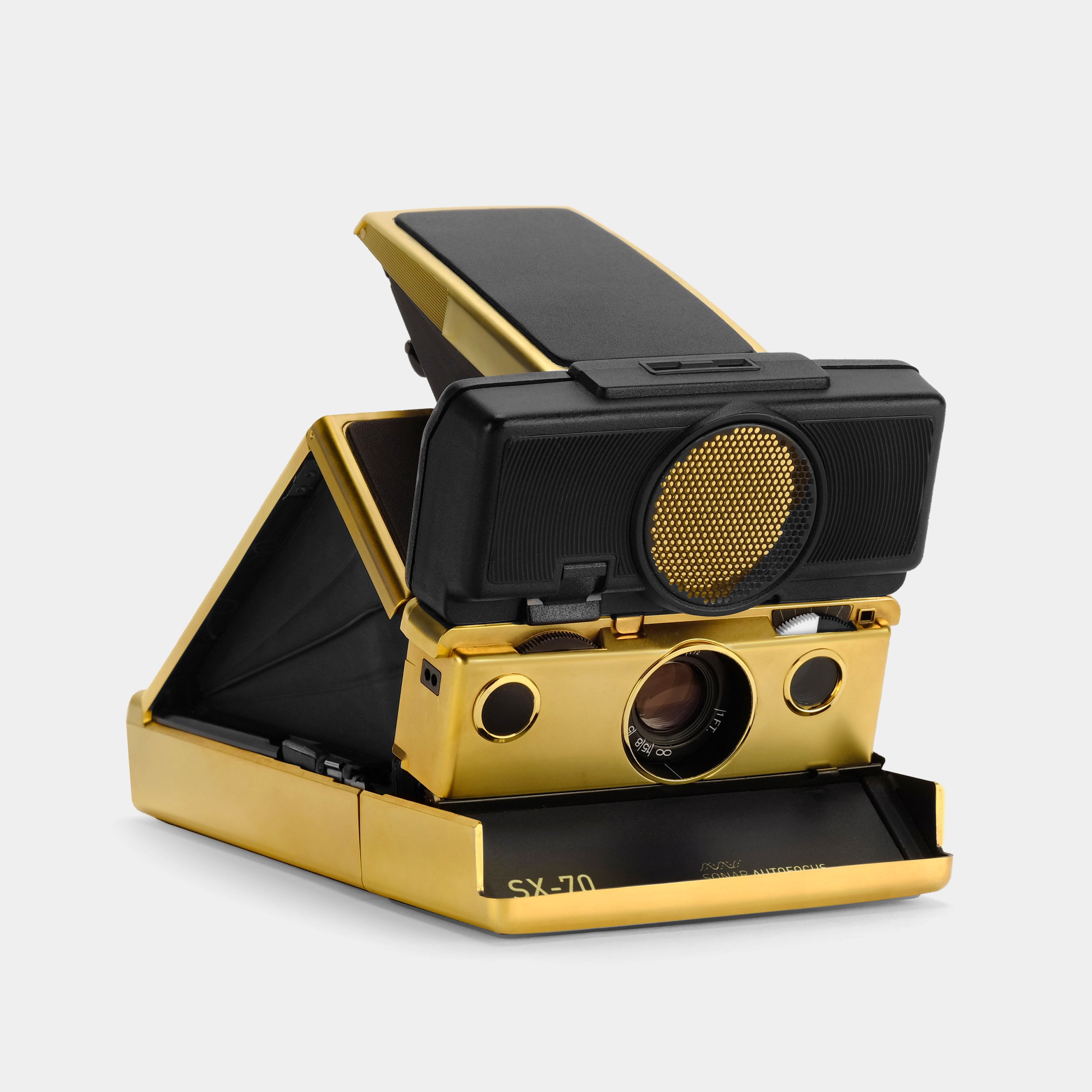 SX-70 Sonar Autofocus "Retrospekt 24K Gold Edition" Instant Film Camera