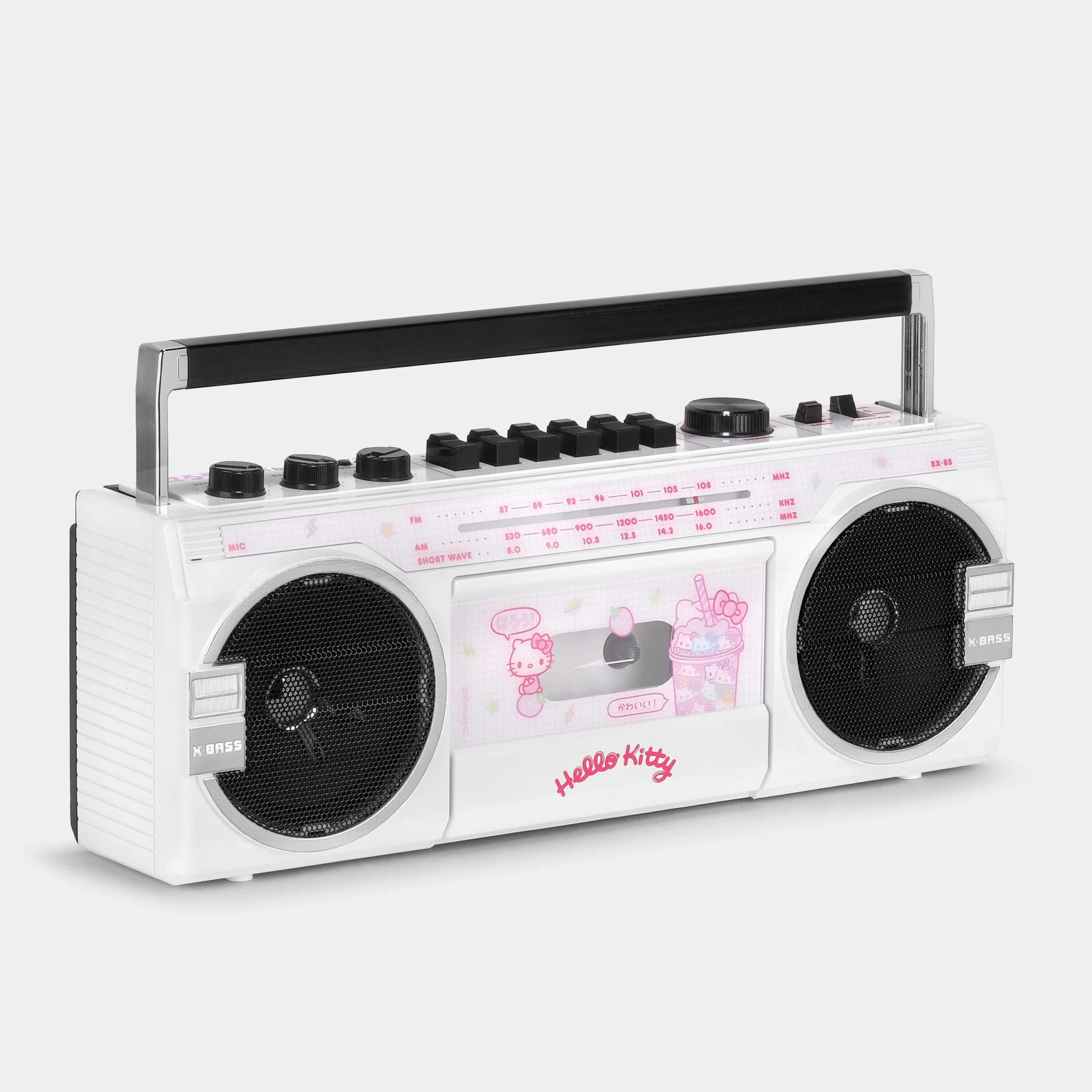 Hello Kitty Strawberry Kawaii BX-85 Cassette Player Boombox