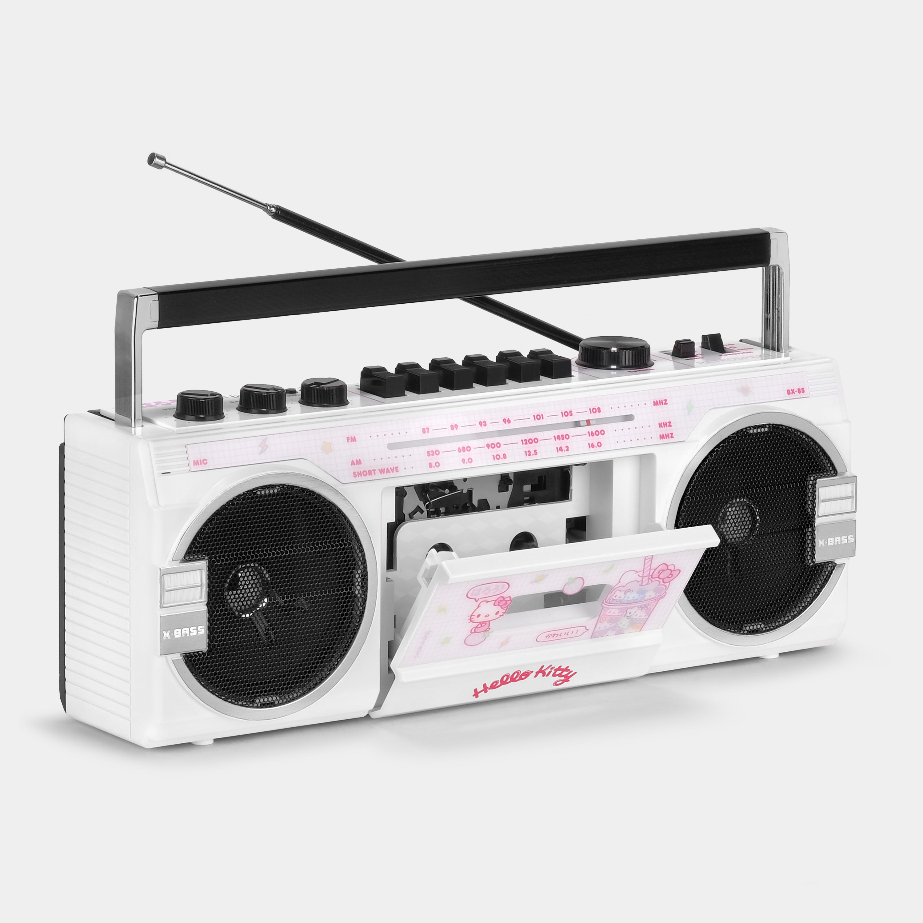 Hello Kitty Strawberry Kawaii BX-85 Cassette Player Boombox