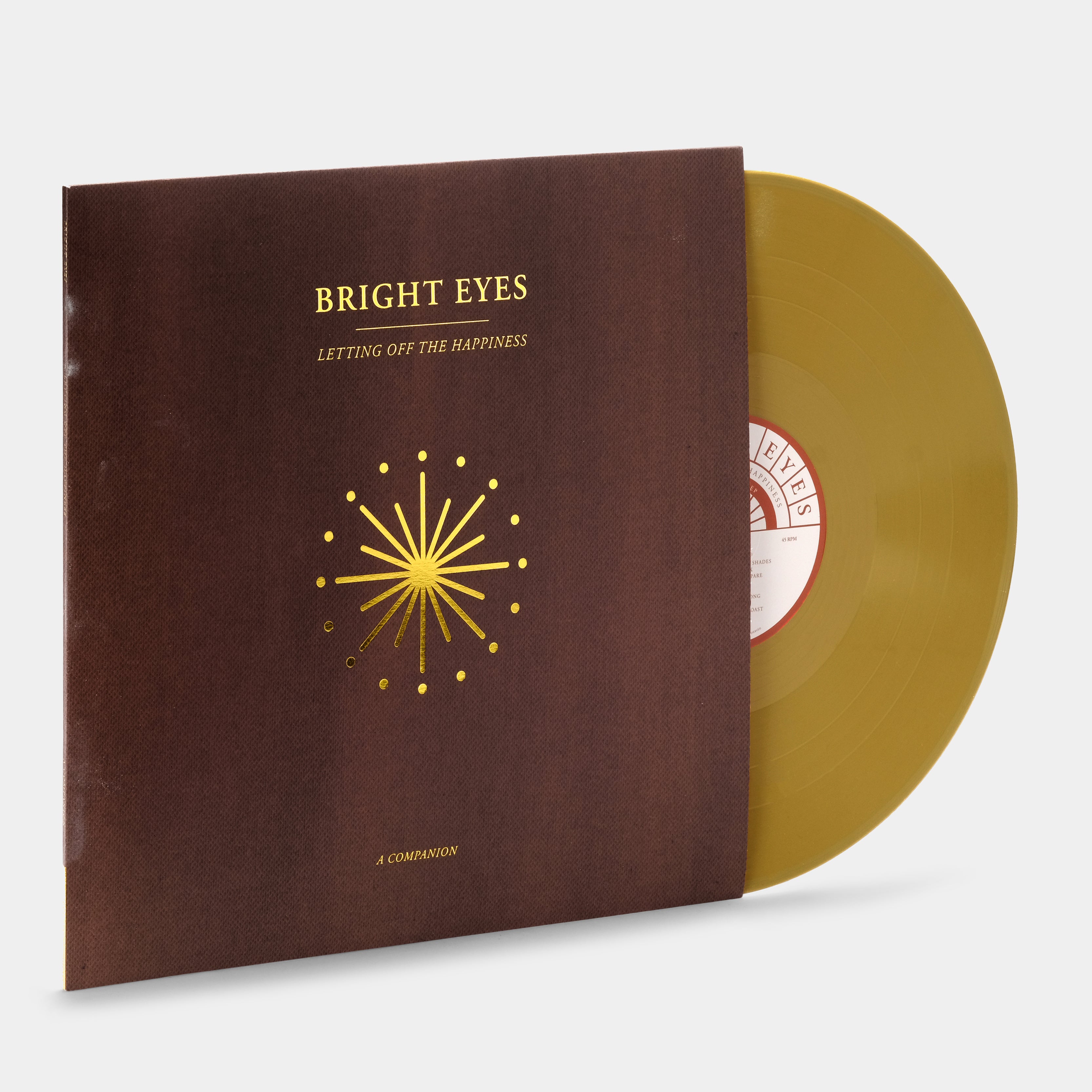 Bright Eyes - Letting Off The Happiness (A Companion) EP Opaque Gold Vinyl Record