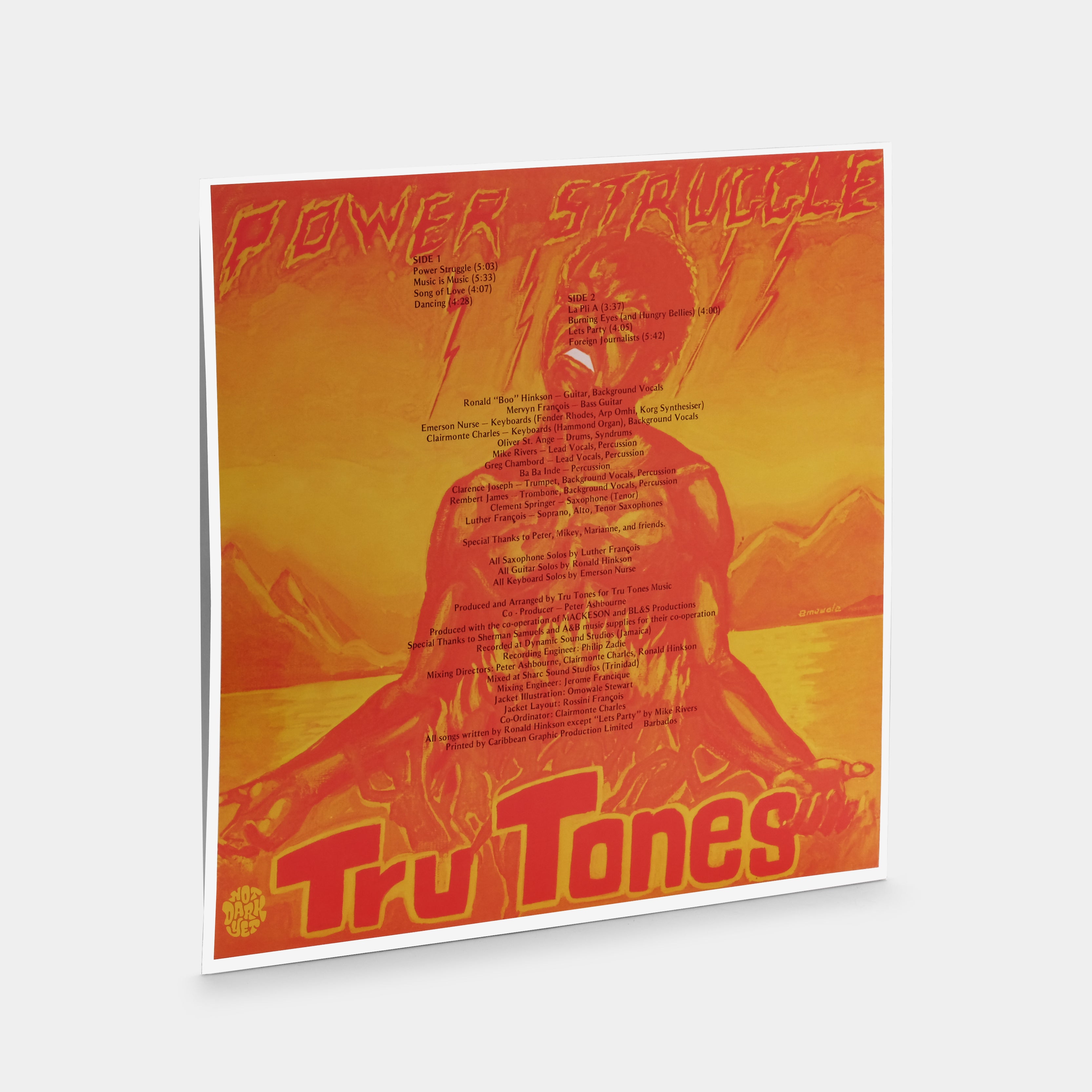 Tru Tones - Power Struggle LP Red Vinyl Record