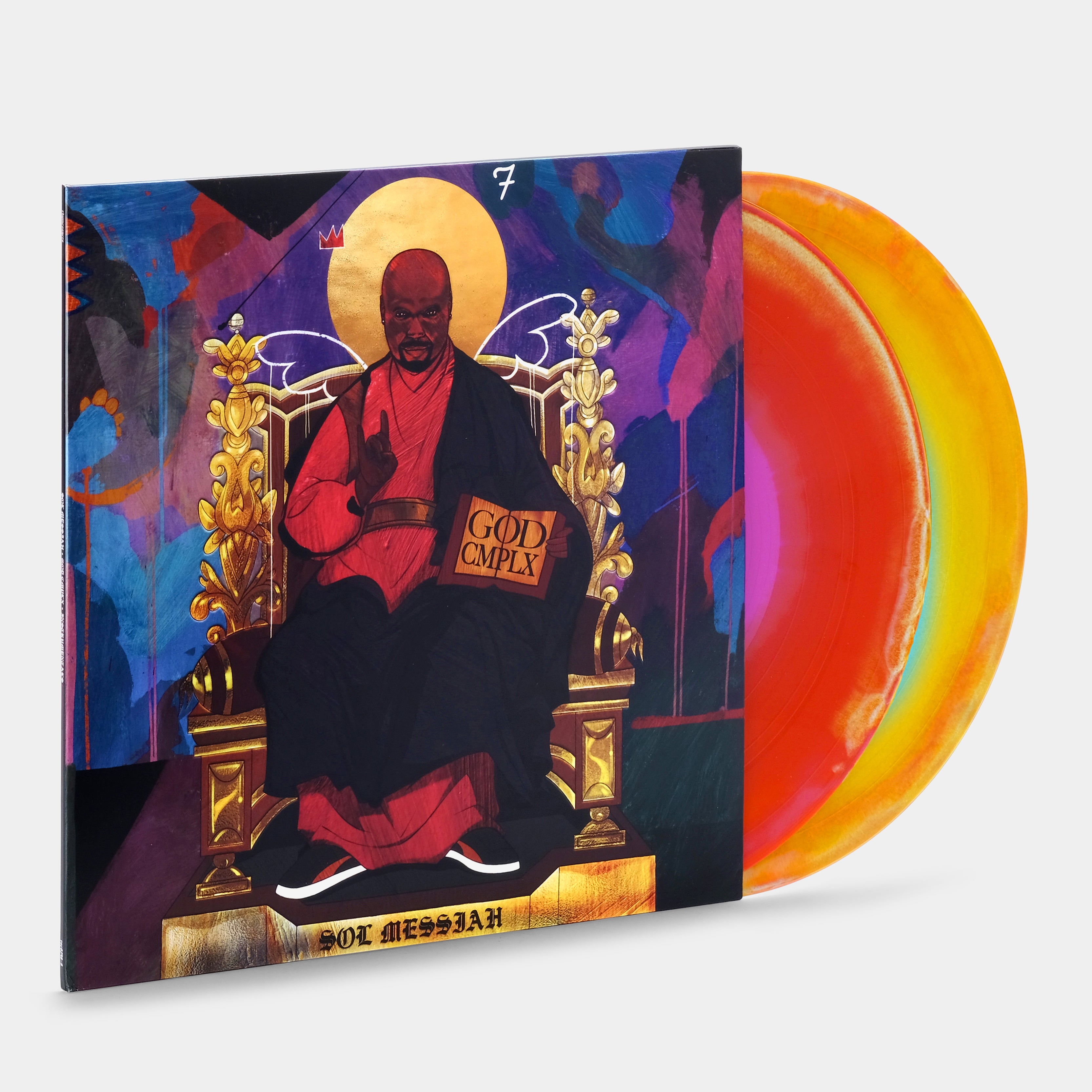 Sol Messiah - GOD CMPLX (Instrumentals) 2xLP Purple, Orange & Light Blue Vinyl Record