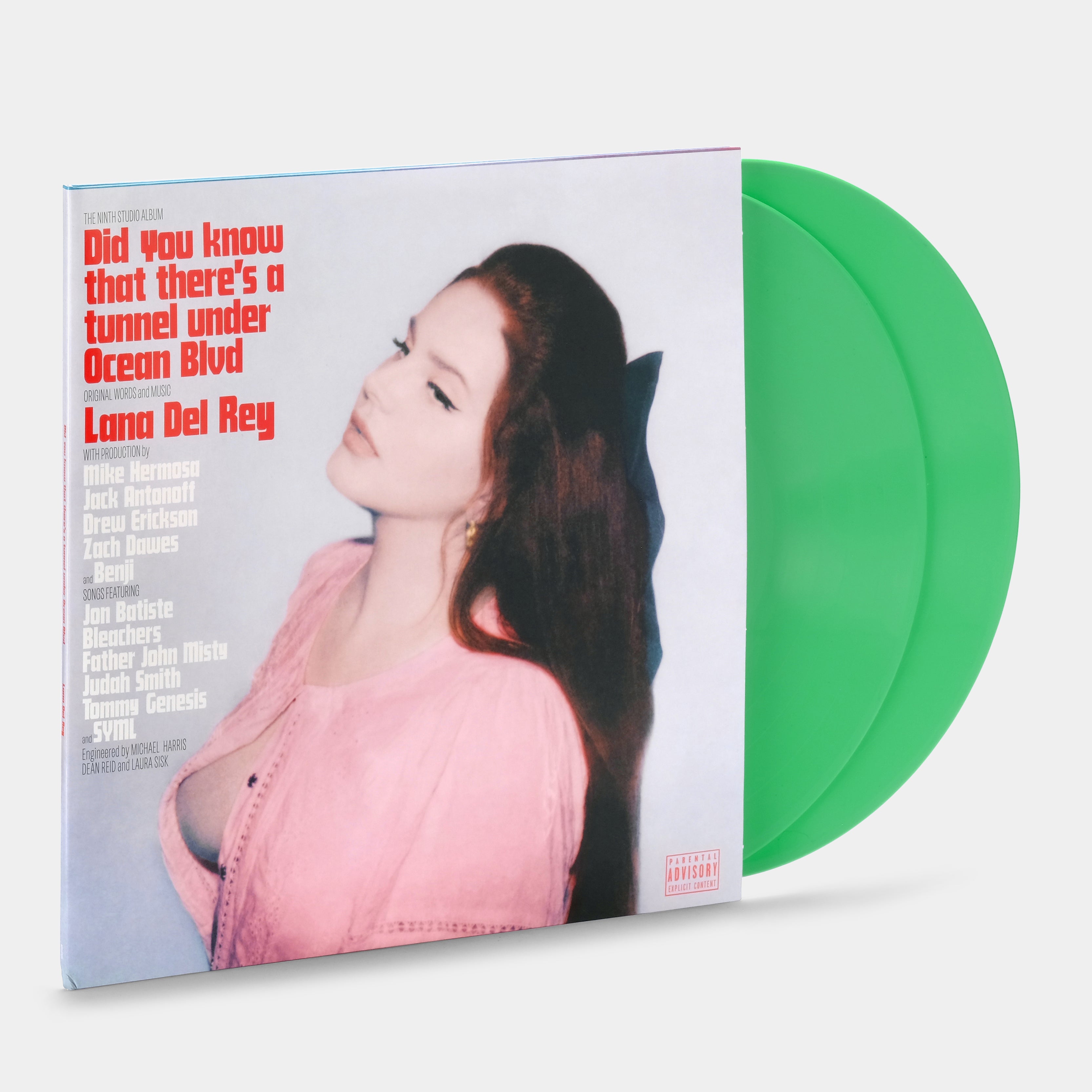 Lana Del Rey - Did You Know That There's A Tunnel Under Ocean Blvd (Alternate Artwork) 2xLP Green Vinyl Record