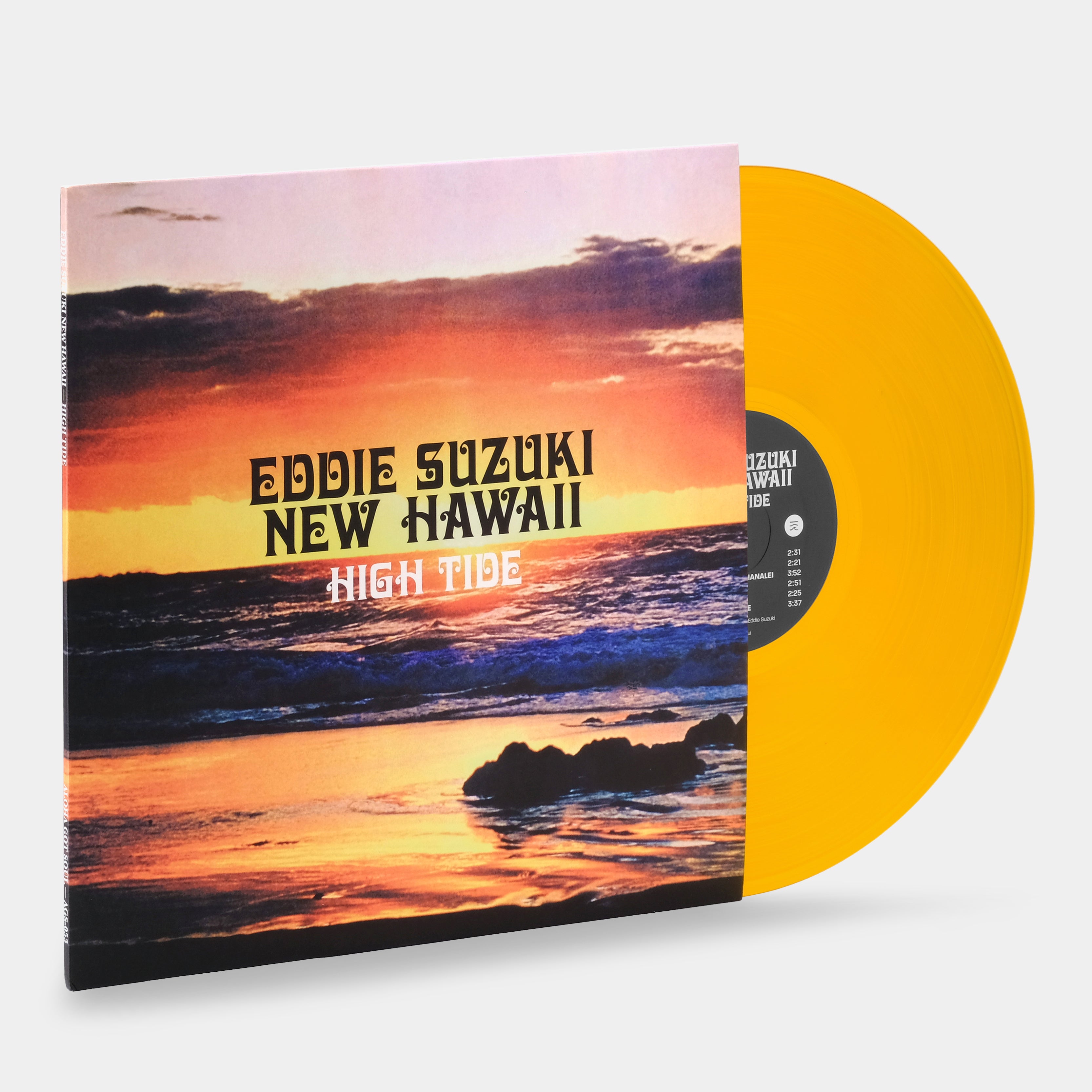 Eddie Suzuki's New Hawaii - High Tide LP Transparent Orange Vinyl Record