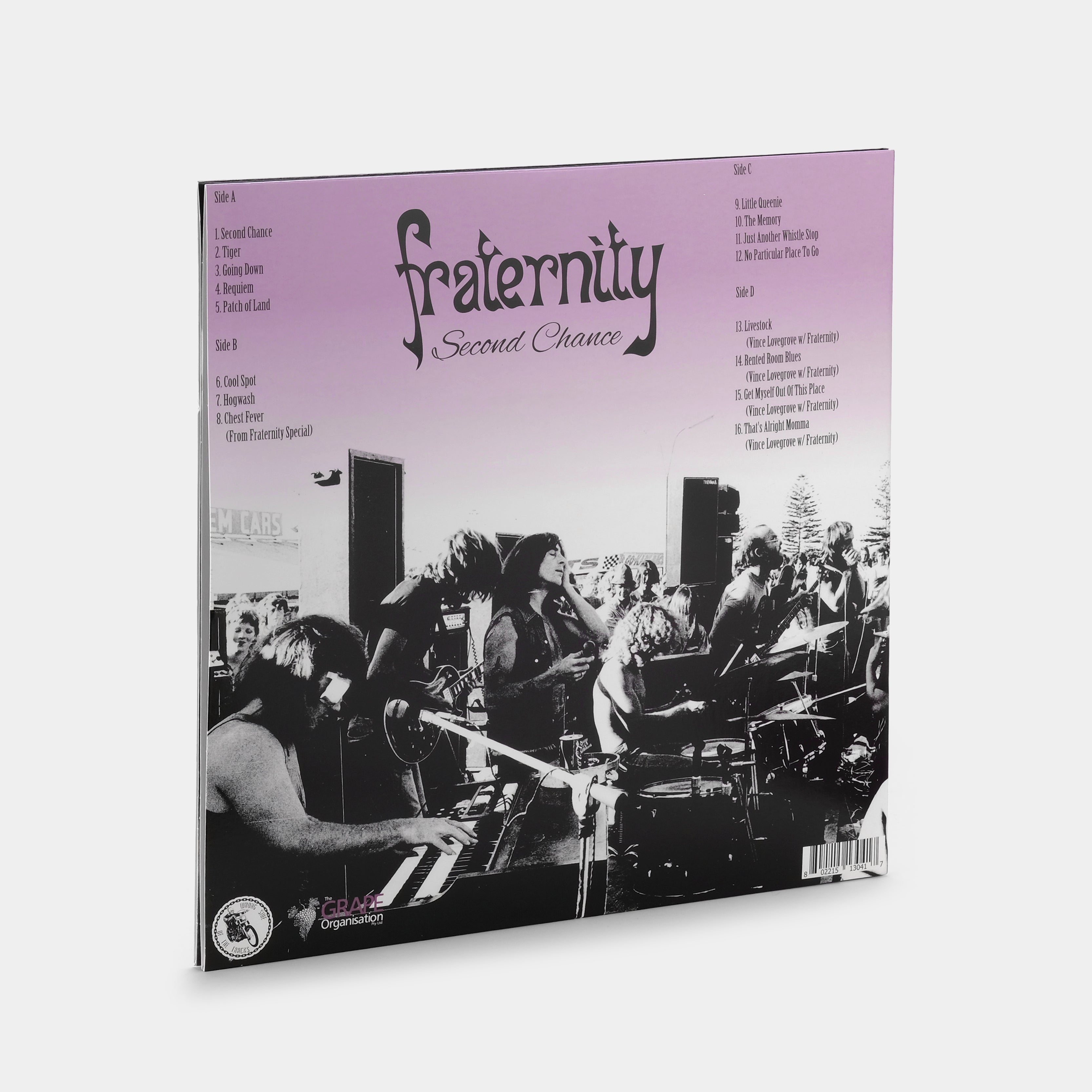 Fraternity - Second Chance 2xLP Purple Vinyl Record