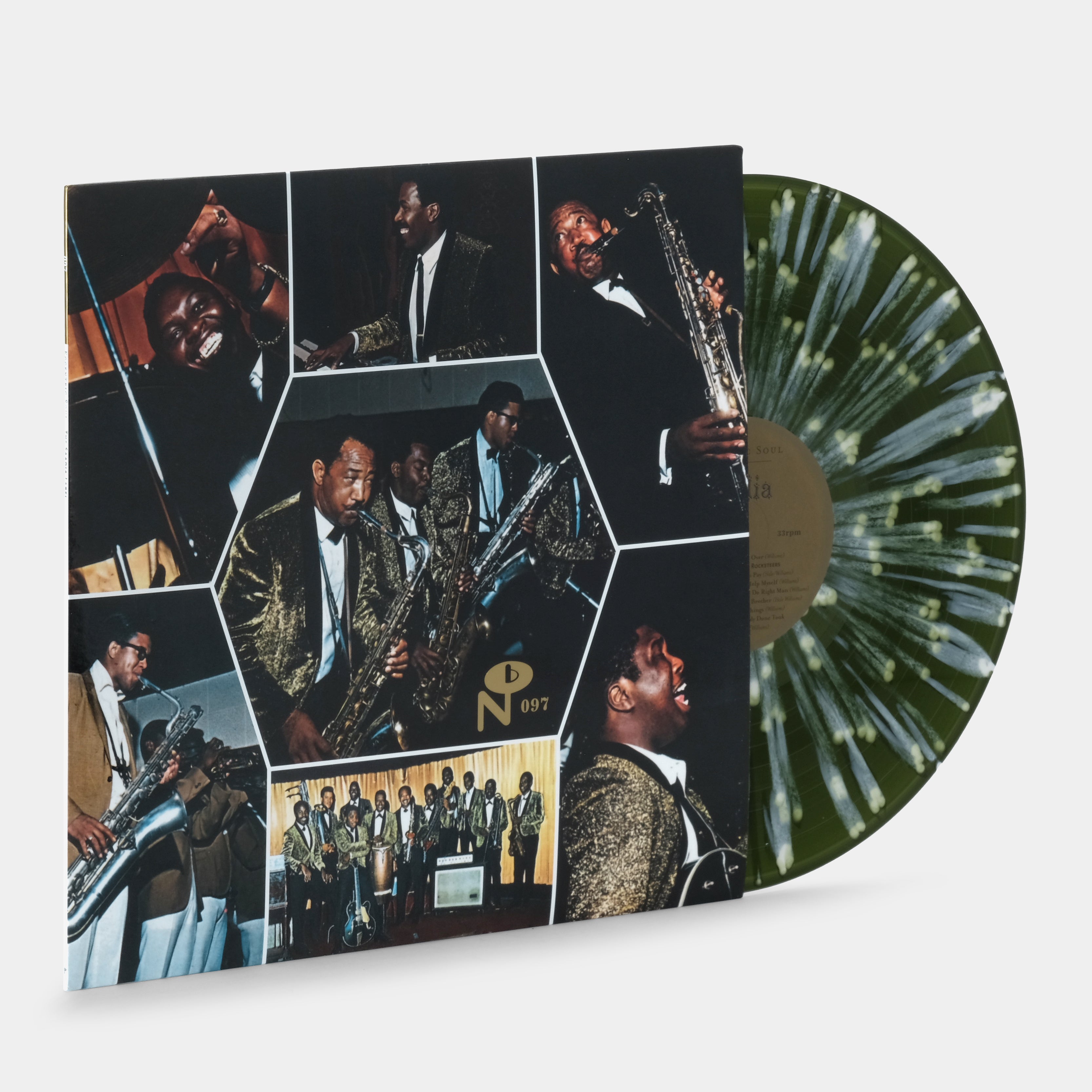 Eccentric Soul: The Saadia Label LP Super Funky Forest Green and Blue Splatter Vinyl Record