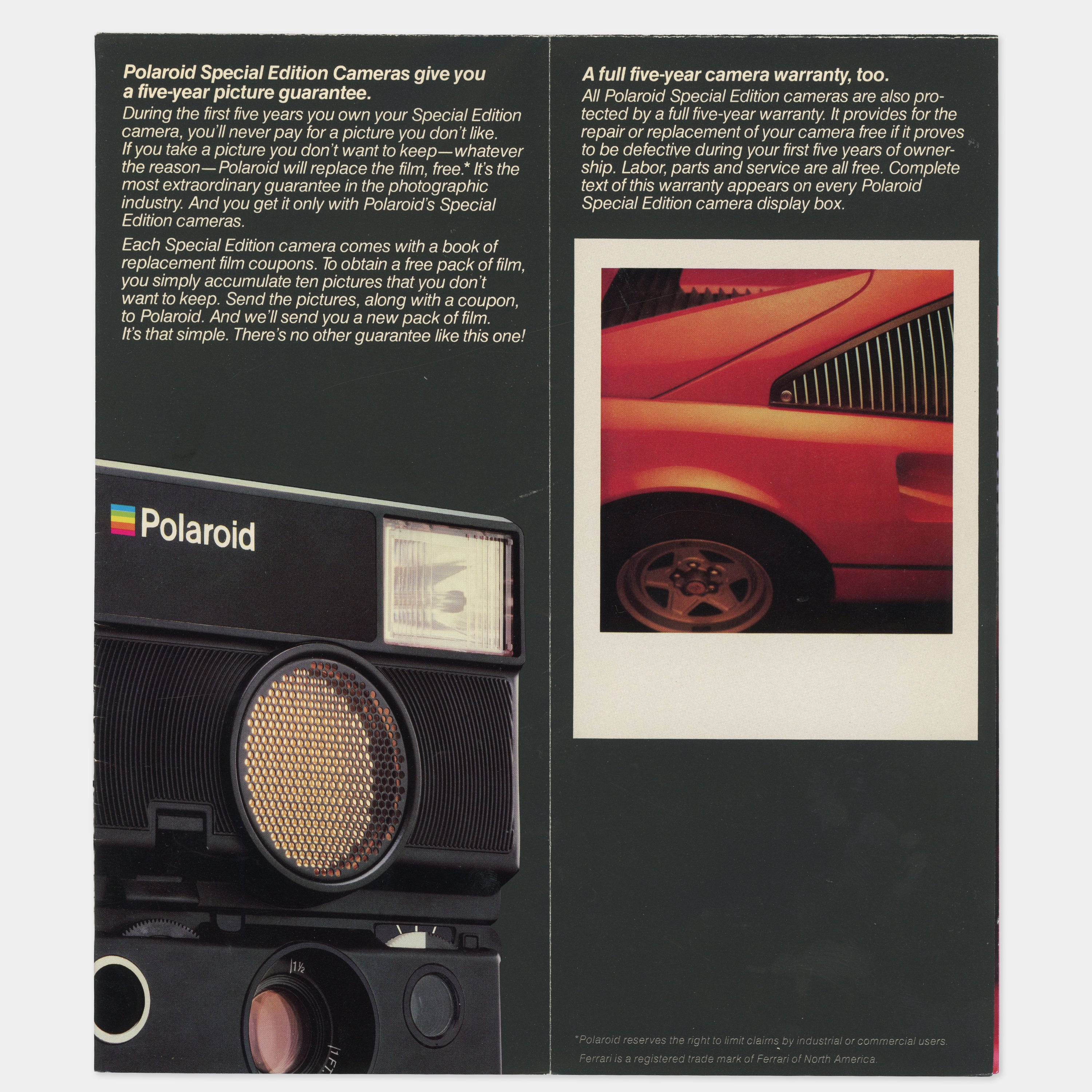 "The Polaroid Special Edition Experience" Brochure