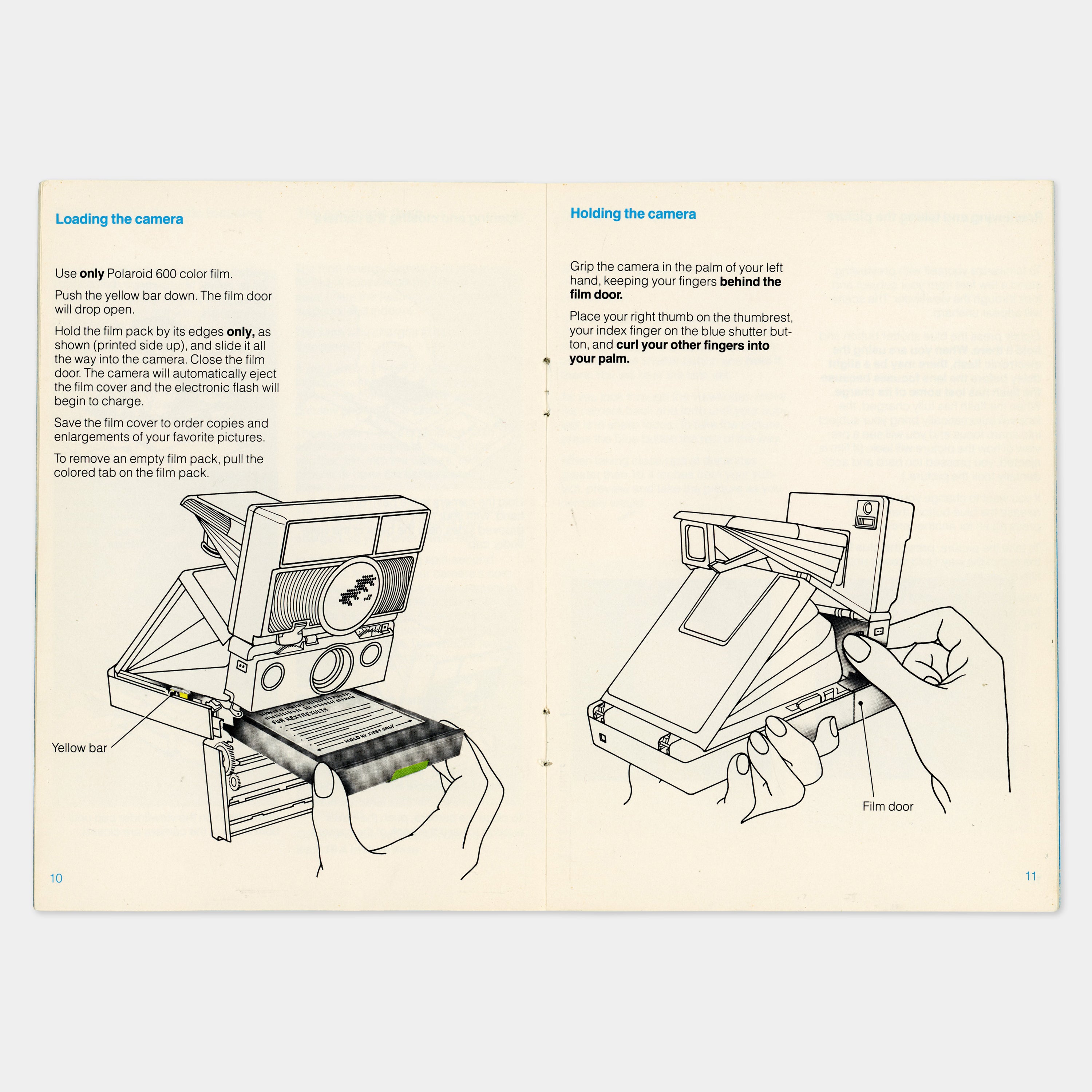 Polaroid SLR 680 SE Autofocus Camera Manual