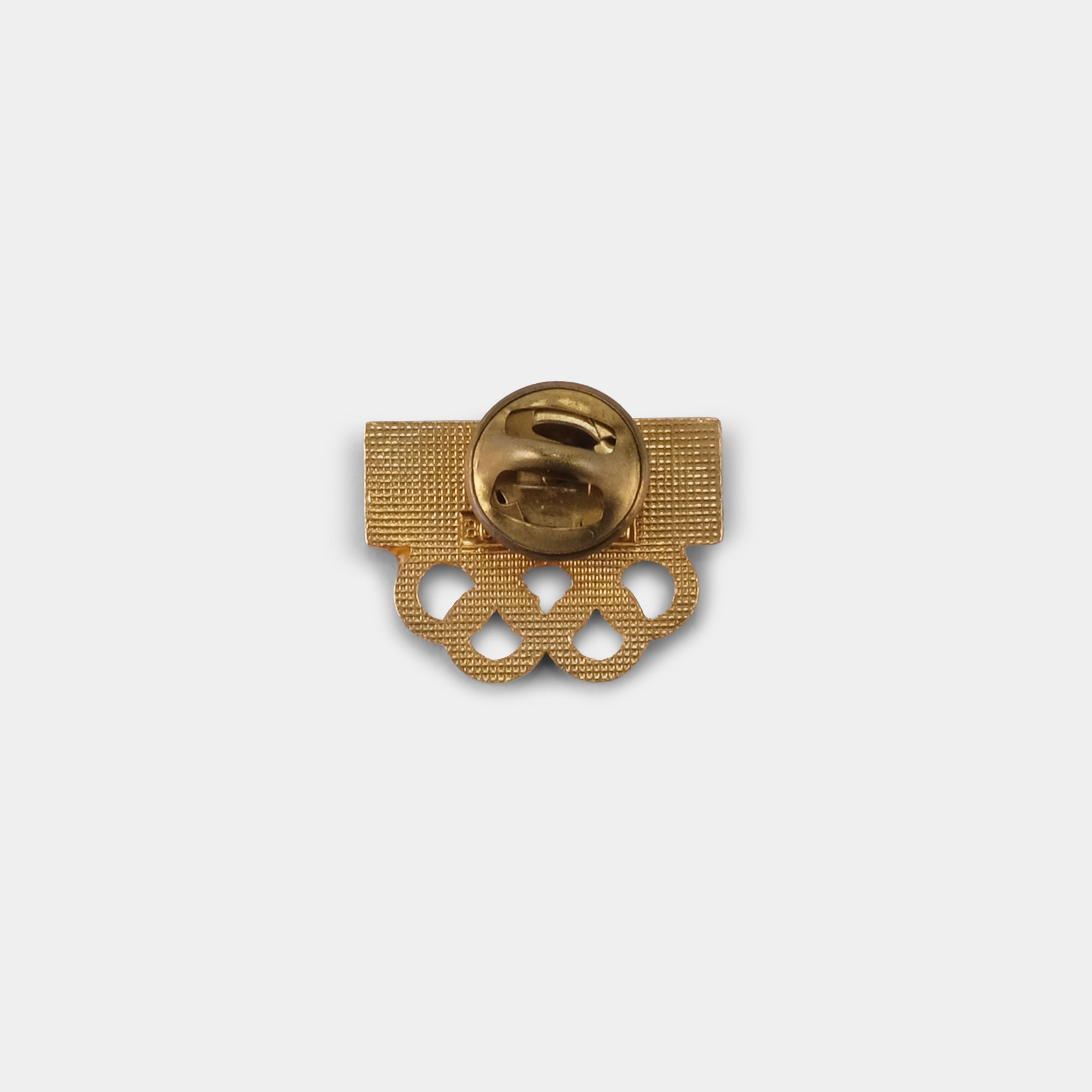 Brother Olympics Rings Vintage Enamel Pin