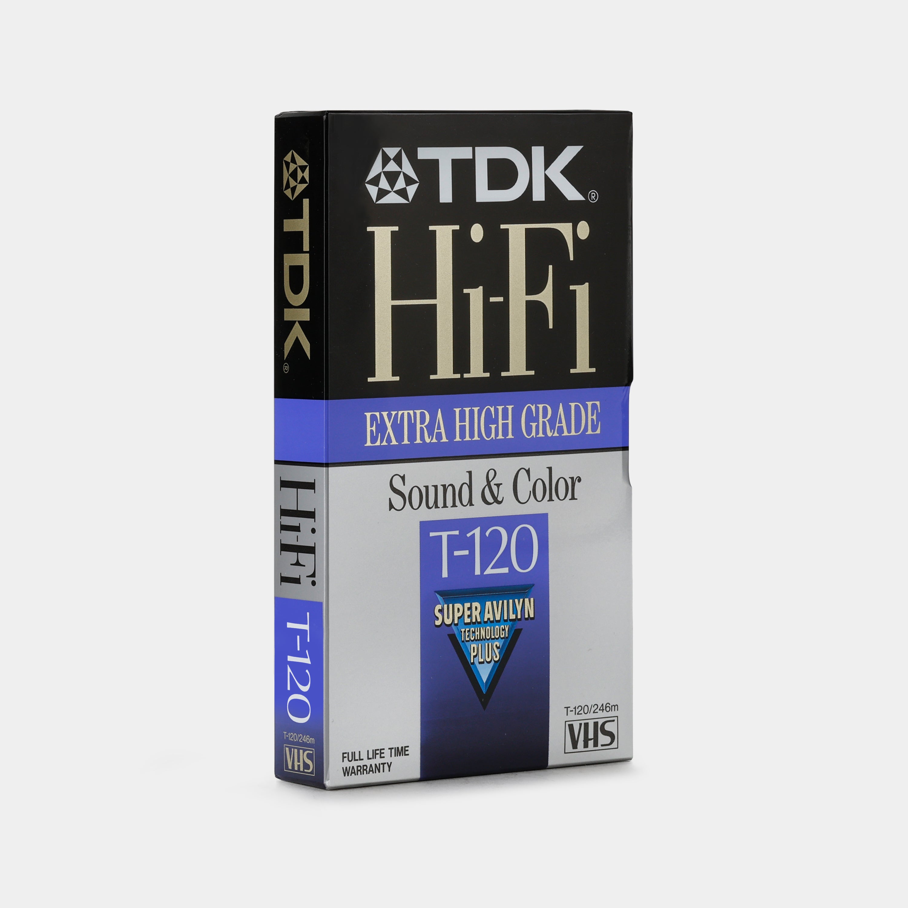 TDK Hi-Fi T-120 Blank Recordable VHS Tape