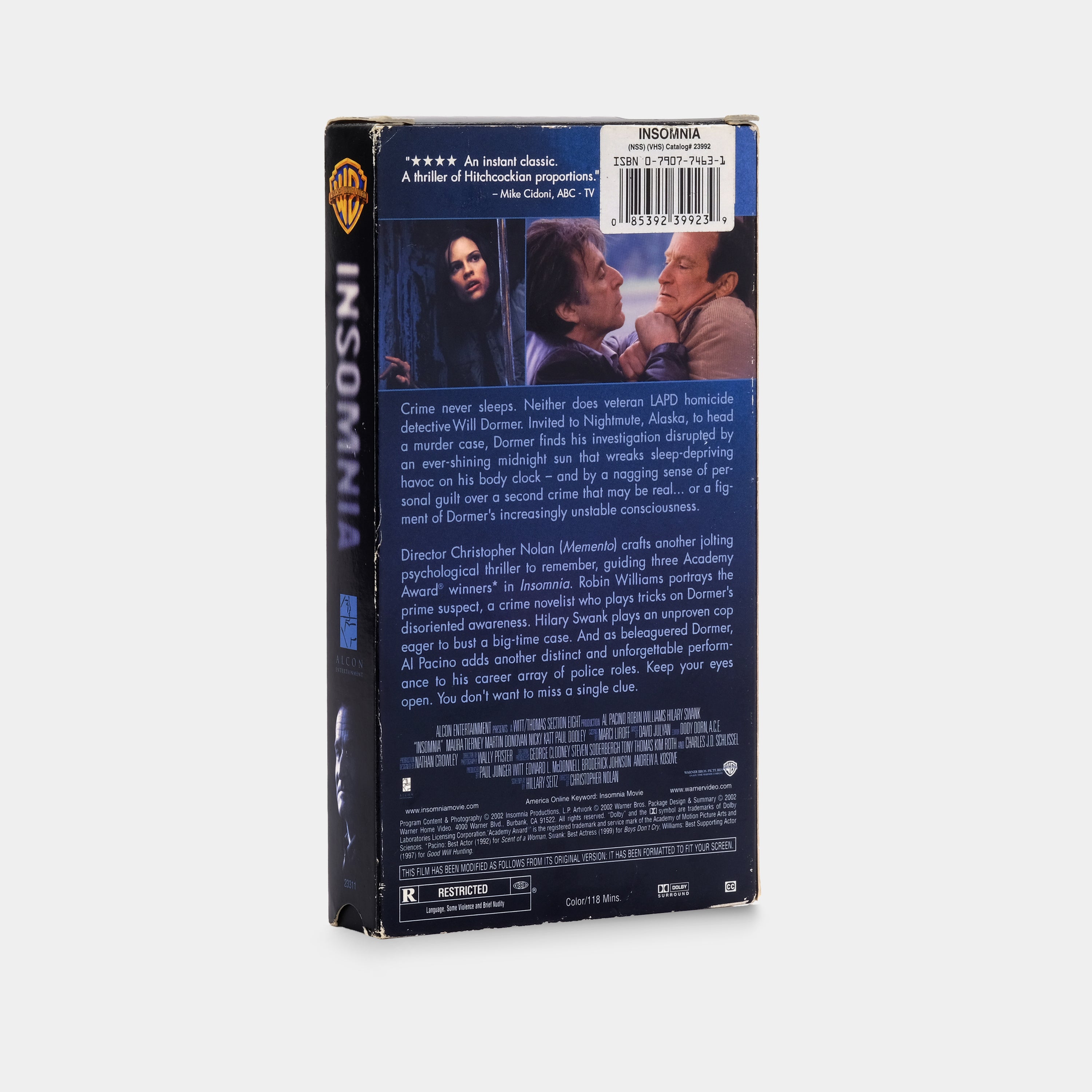 Insomnia VHS Tape