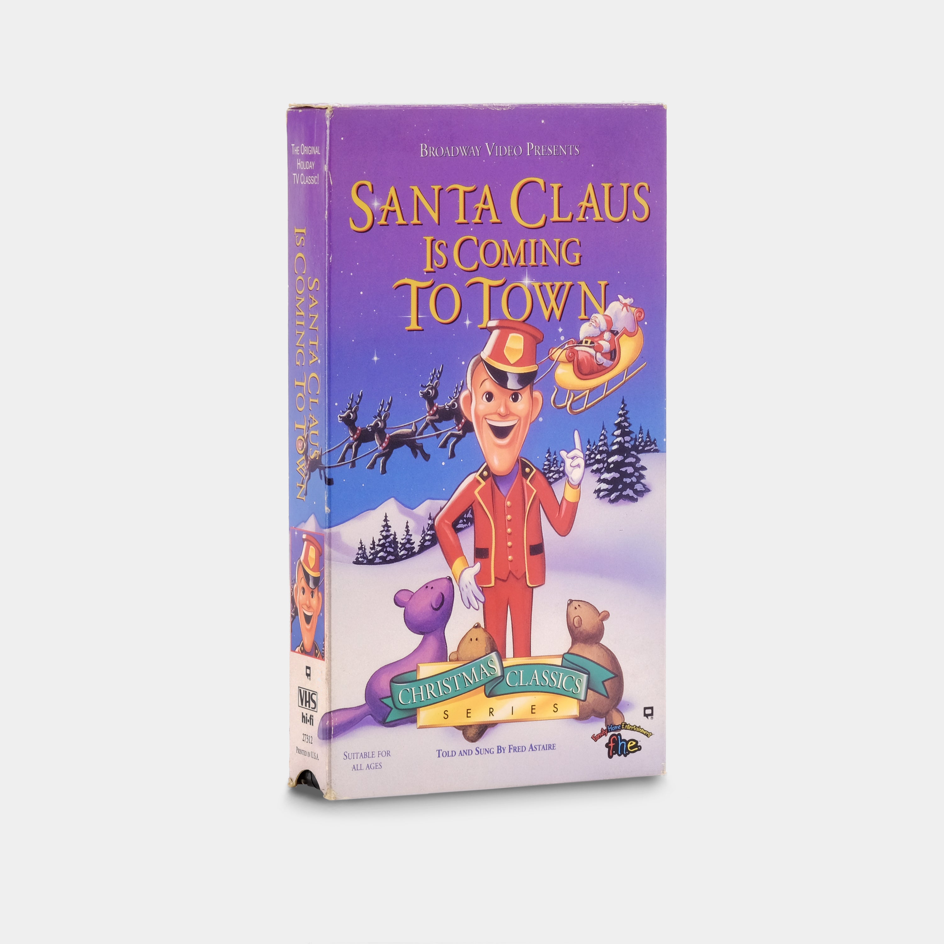 Santa Claus Is Coming To Town VHS Tape