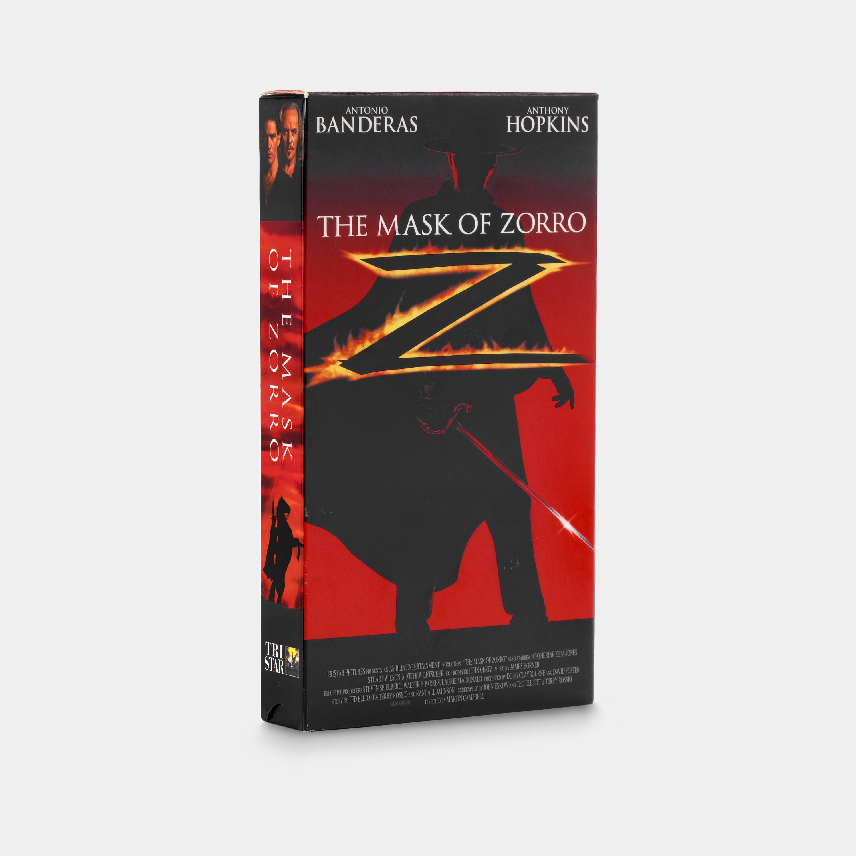 The Mask Of Zorro VHS Tape