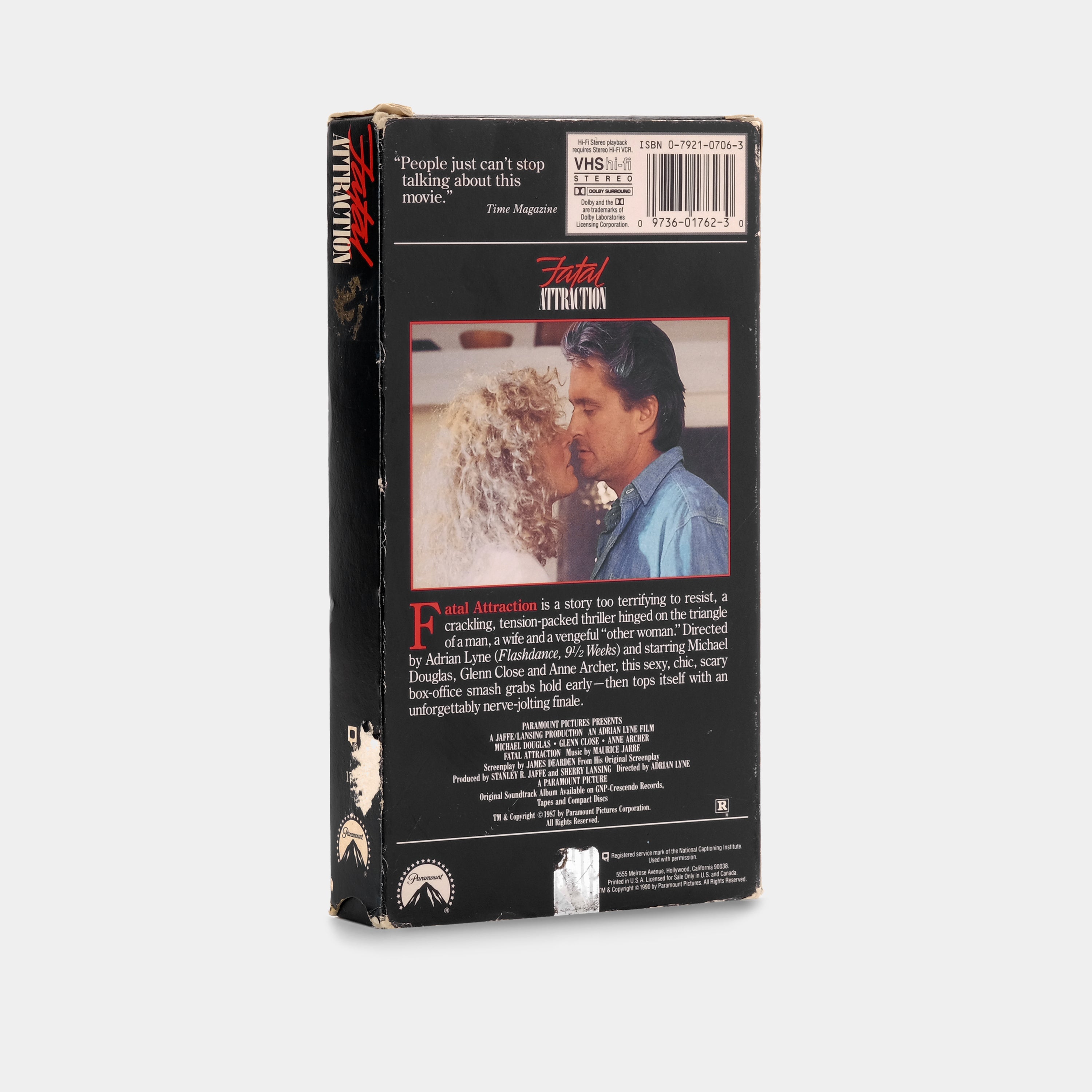 Fatal Attraction VHS Tape