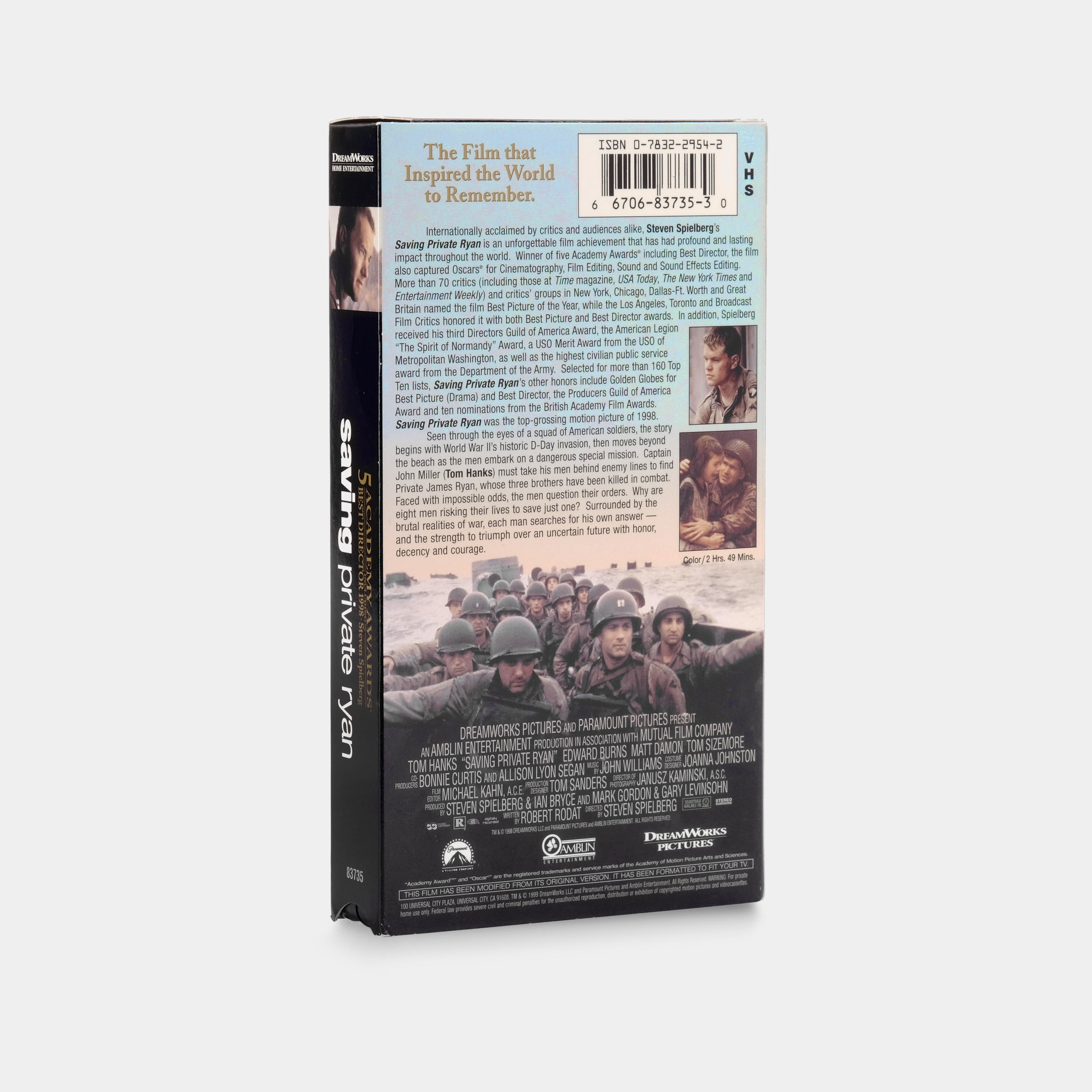 Saving Private Ryan VHS Tape