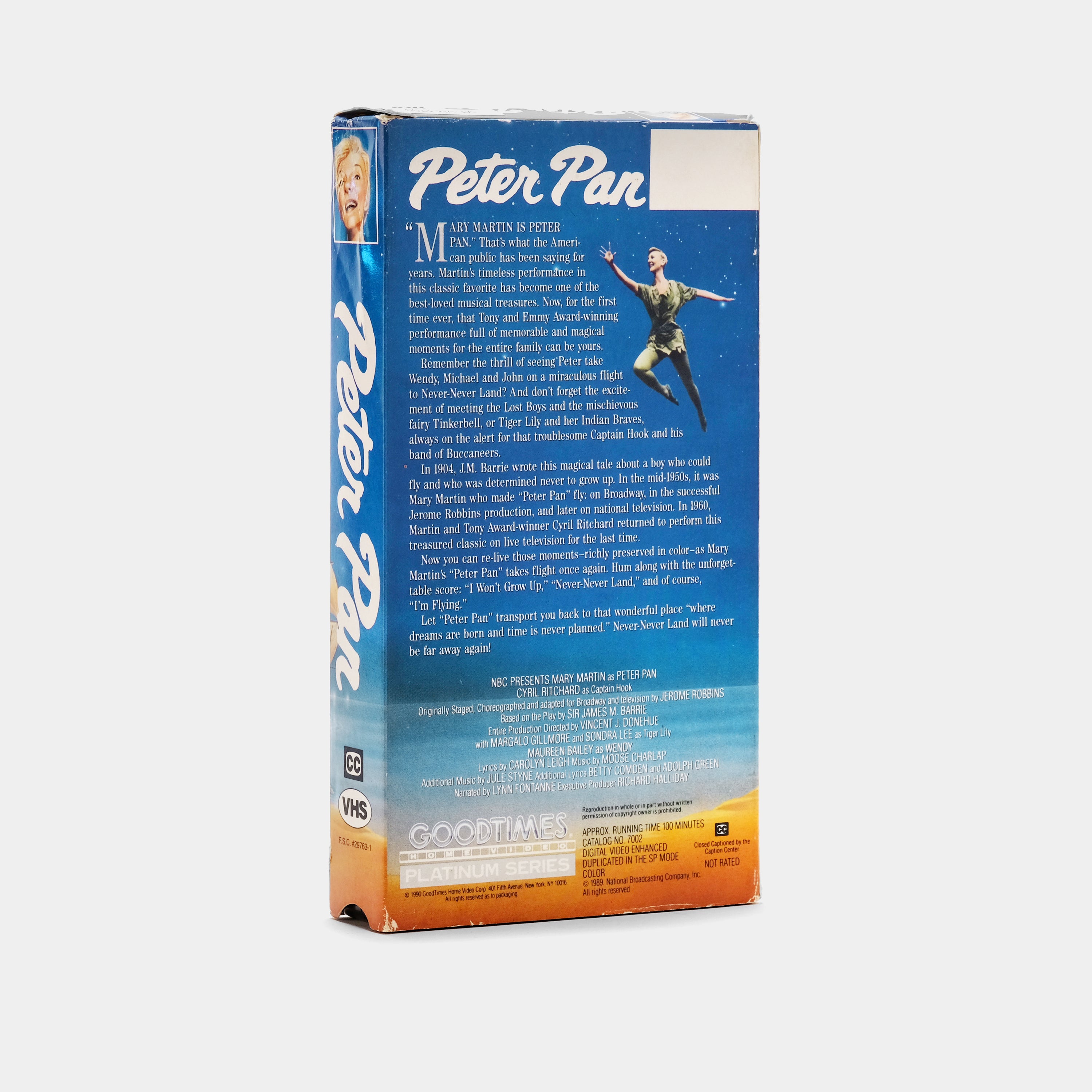 Peter Pan VHS Tape