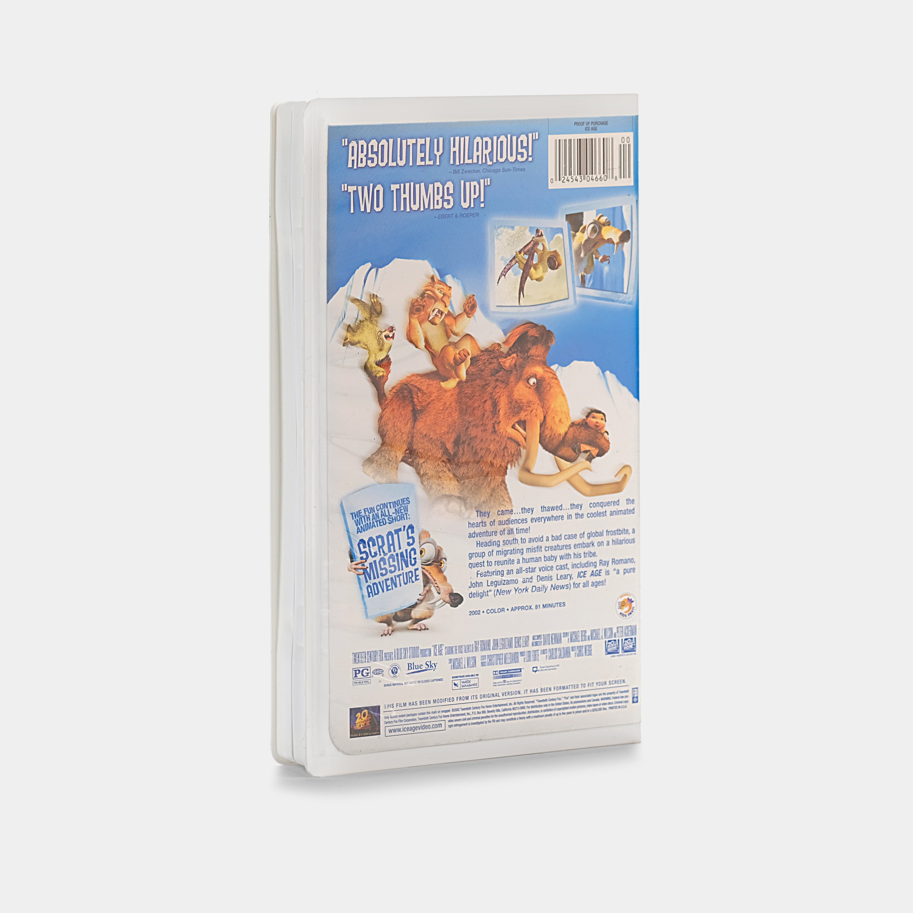 Ice Age VHS Tape