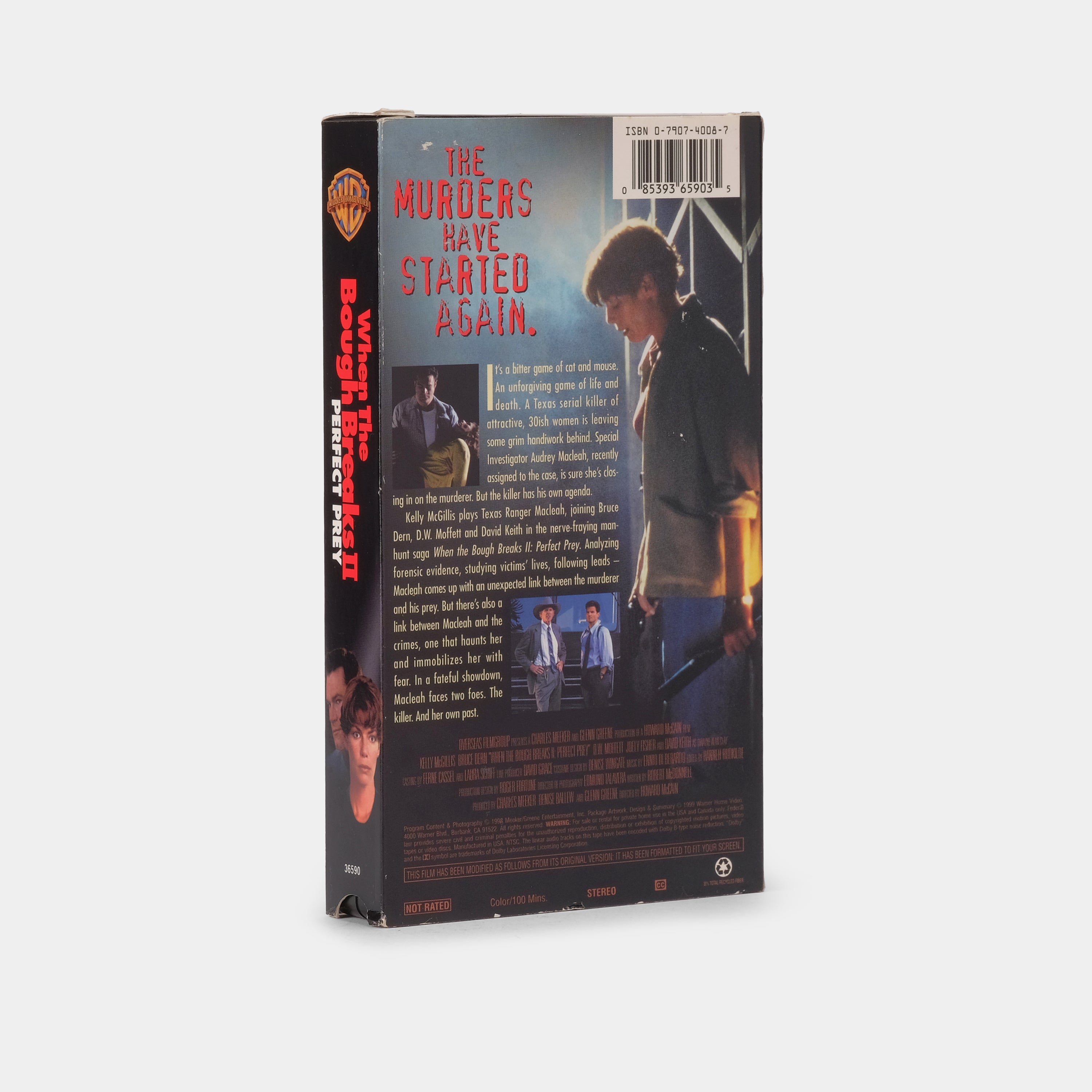 When the Bough Breaks II: Perfect Prey VHS Tape