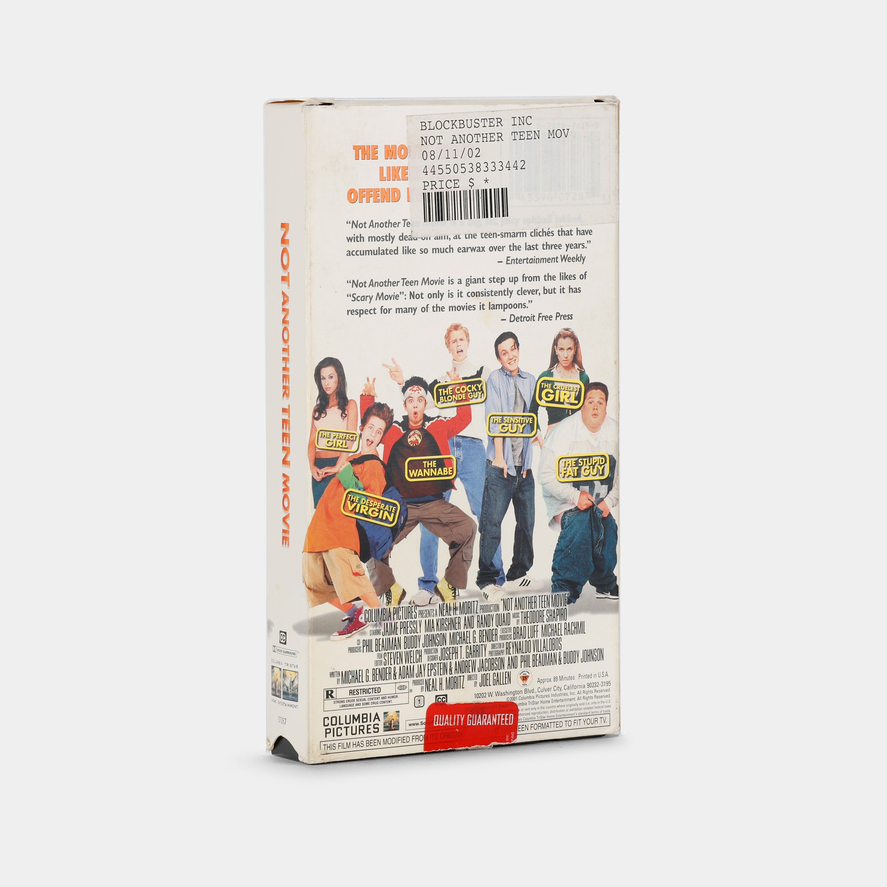 Not Another Teen Movie VHS Tape