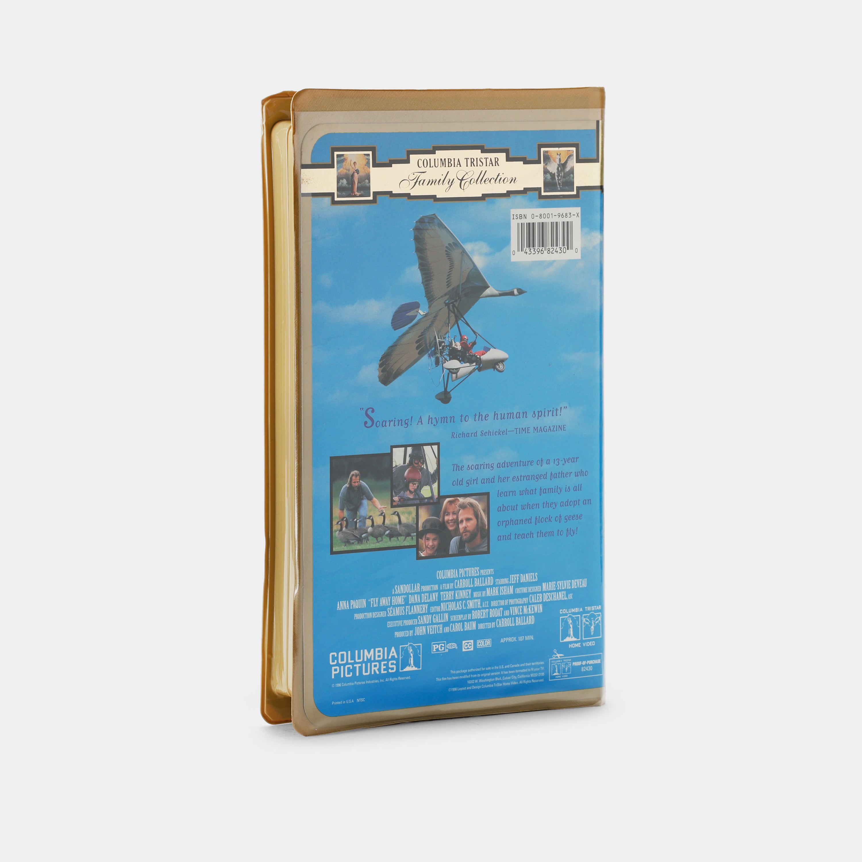 Fly Away Home VHS Tape