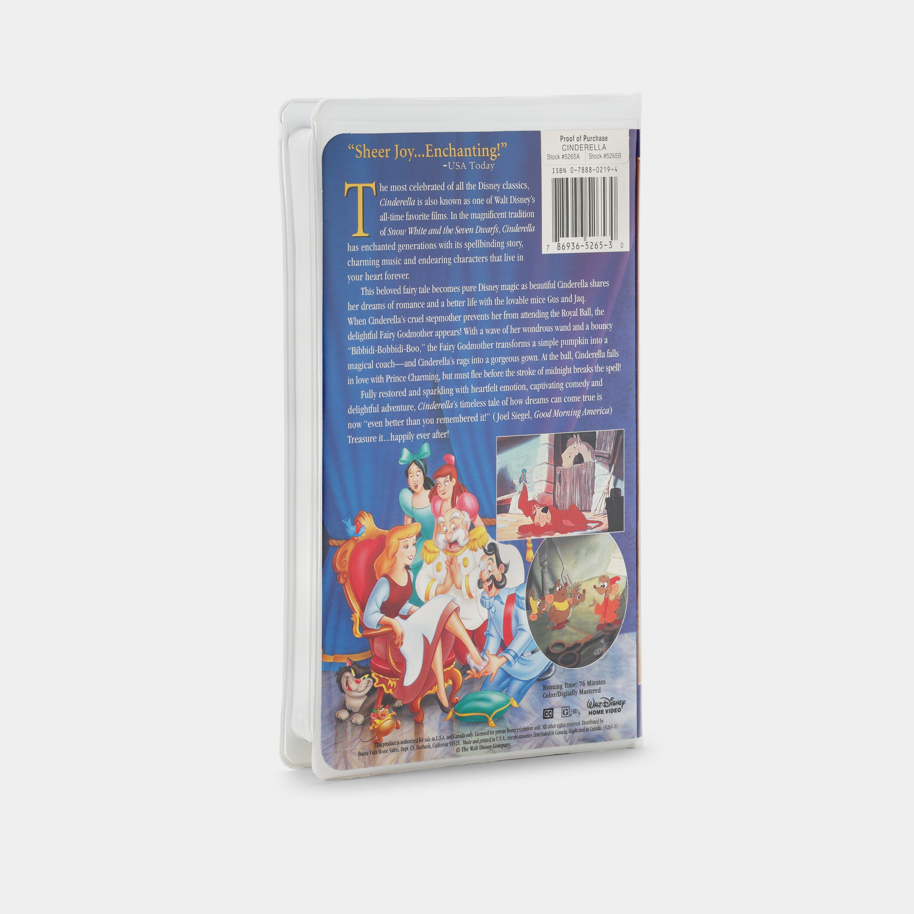 Cinderella VHS Tape