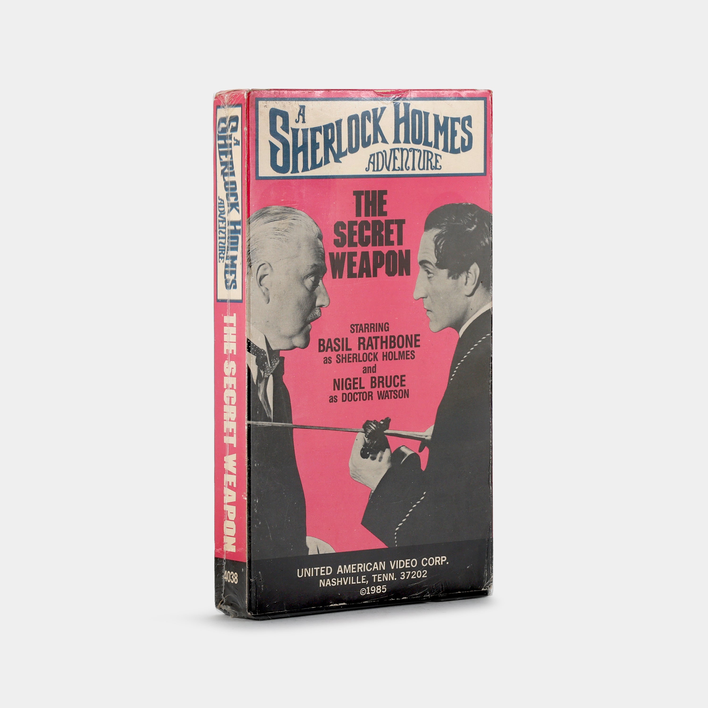 A Sherlock Holmes Adventure: The Secret Weapon (Sealed) VHS Tape