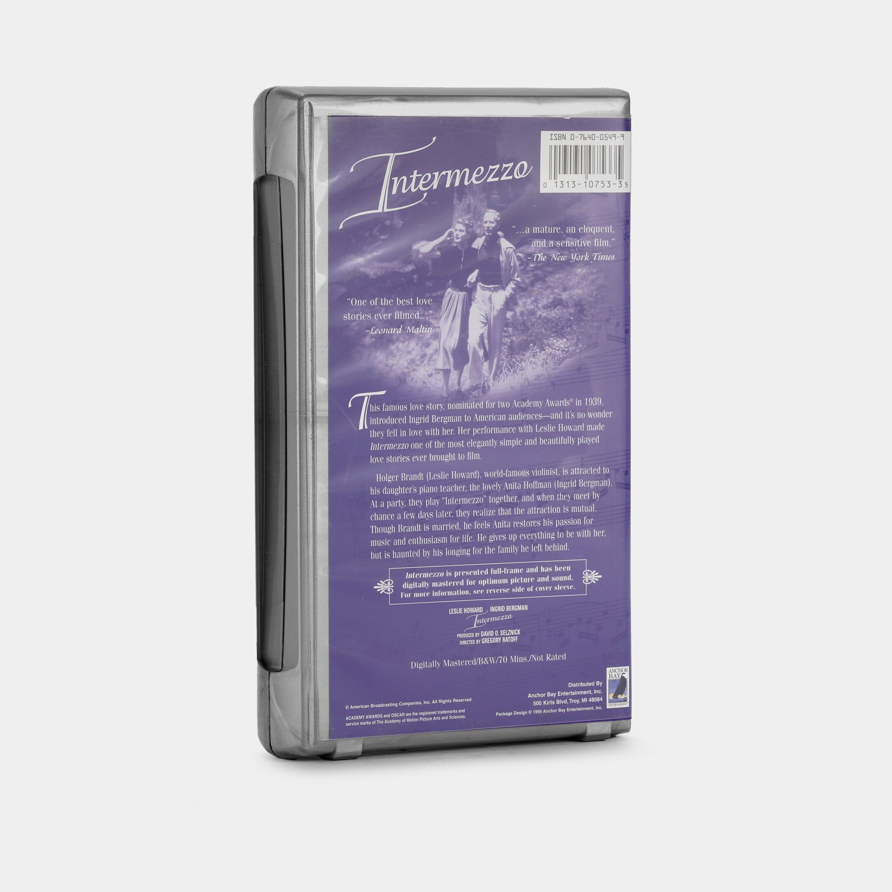 Intermezzo VHS Tape