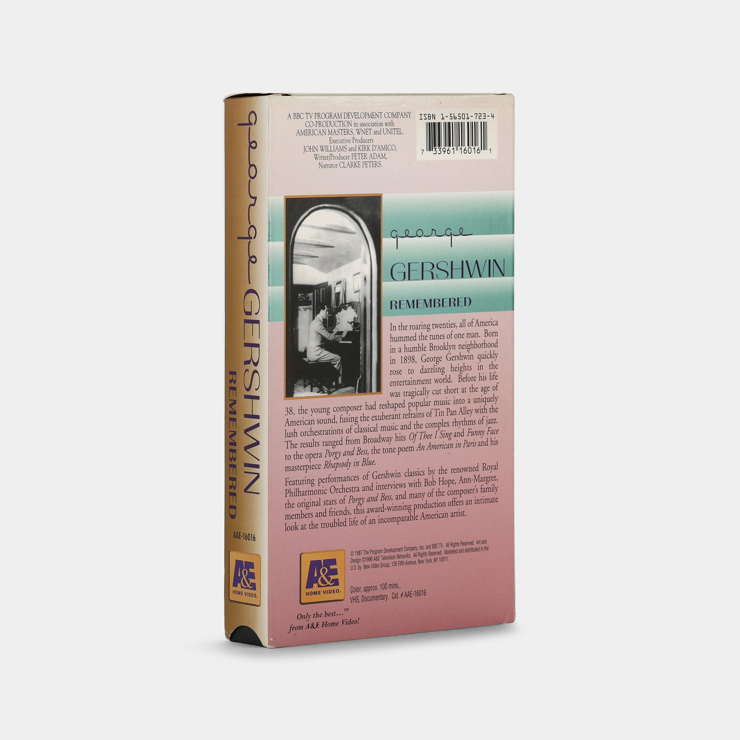 George Gershwin Remembered VHS Tape