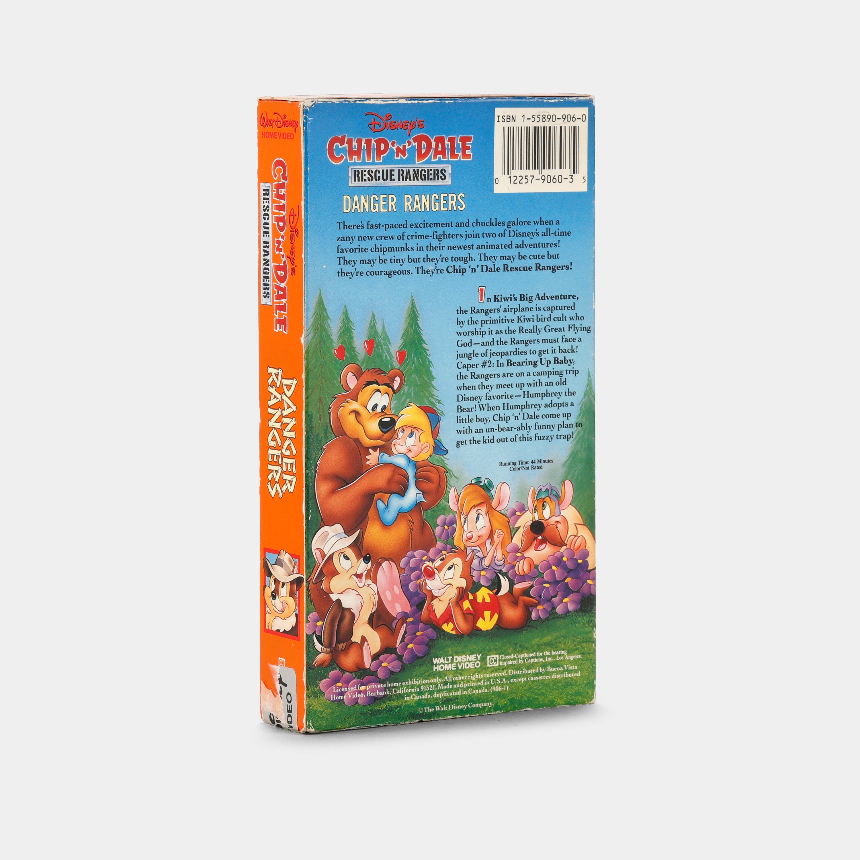 Chip 'n' Dale Rescue Rangers - Danger Rangers VHS Tape