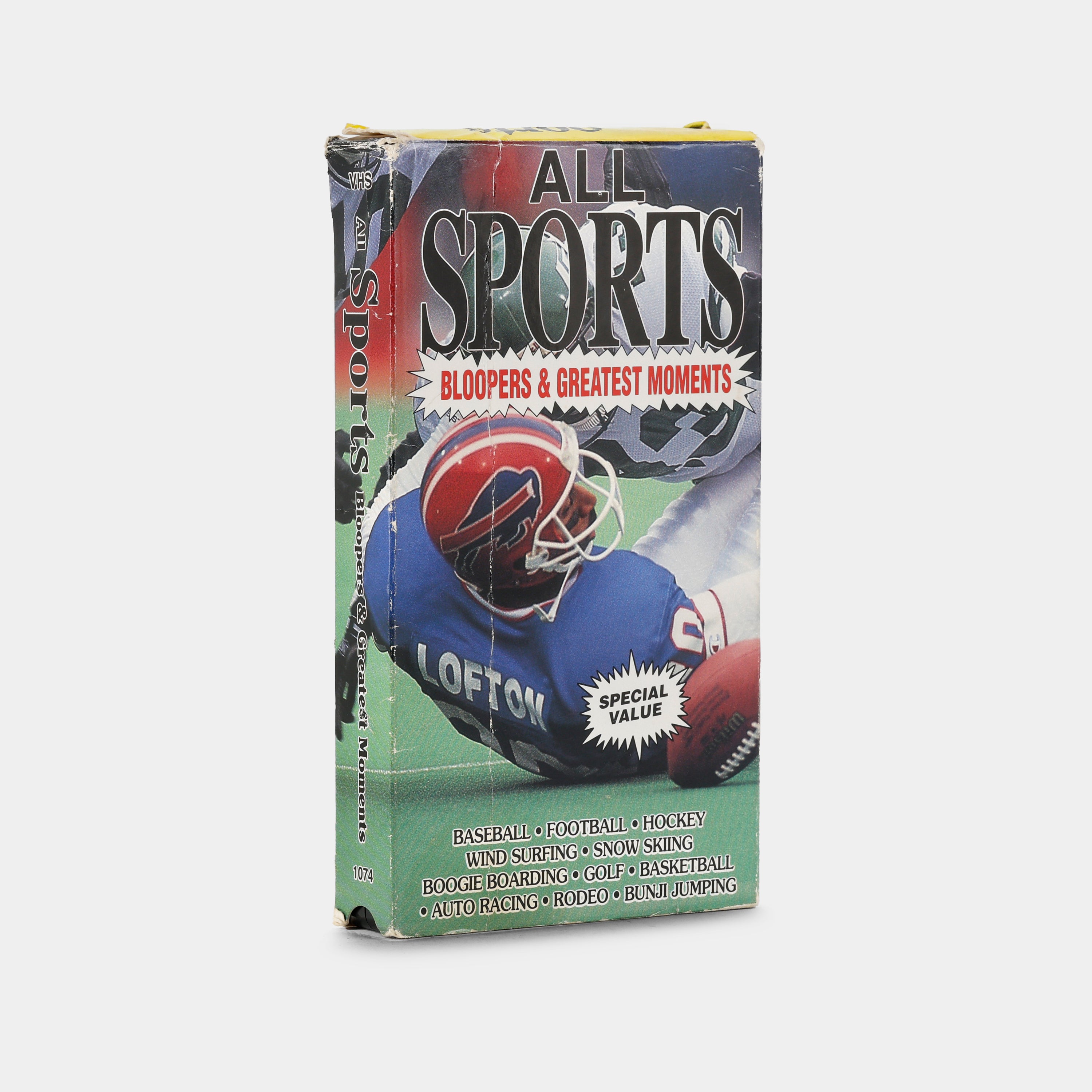 All Sports Bloopers & Greatest Moments VHS Tape