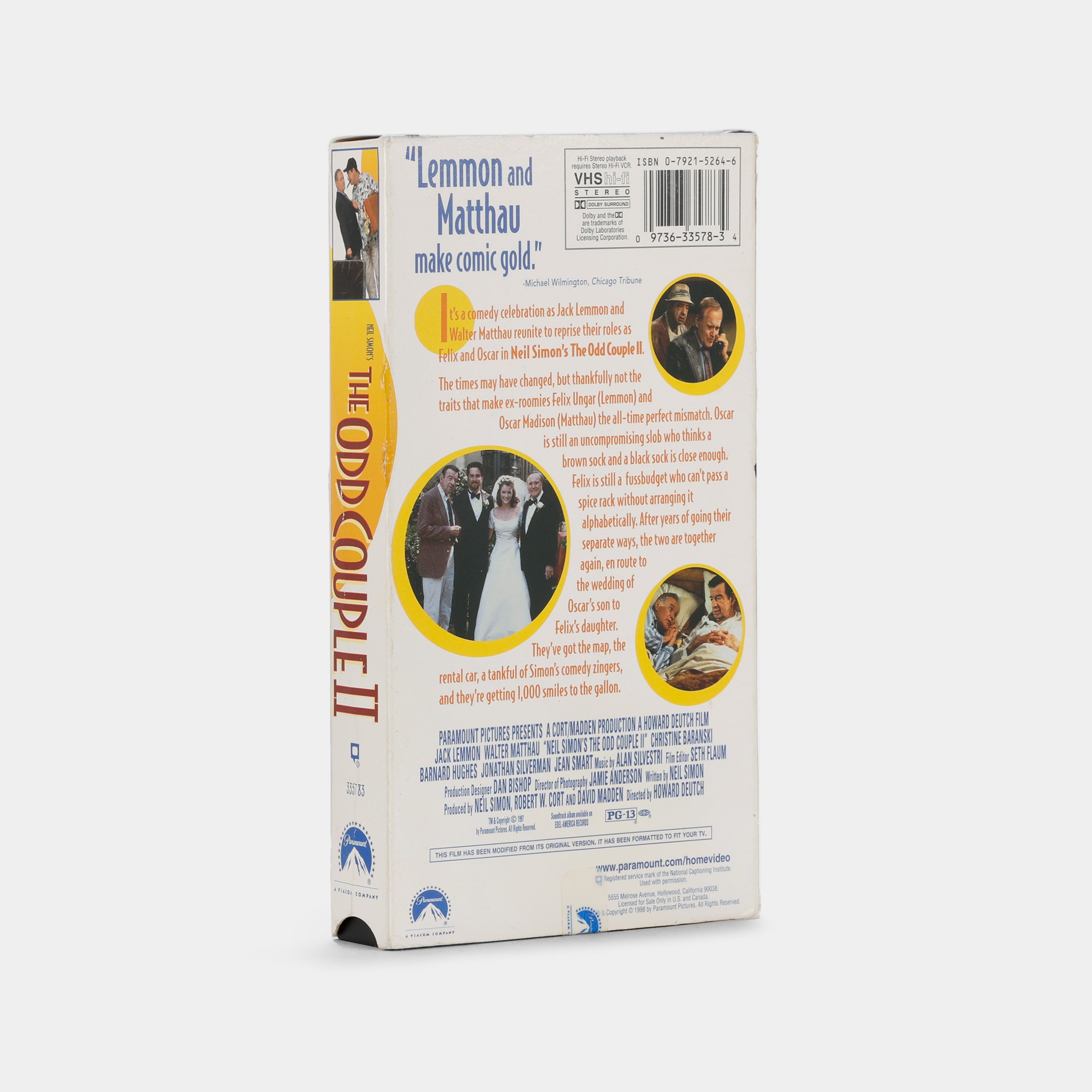 The Odd Couple II VHS Tape