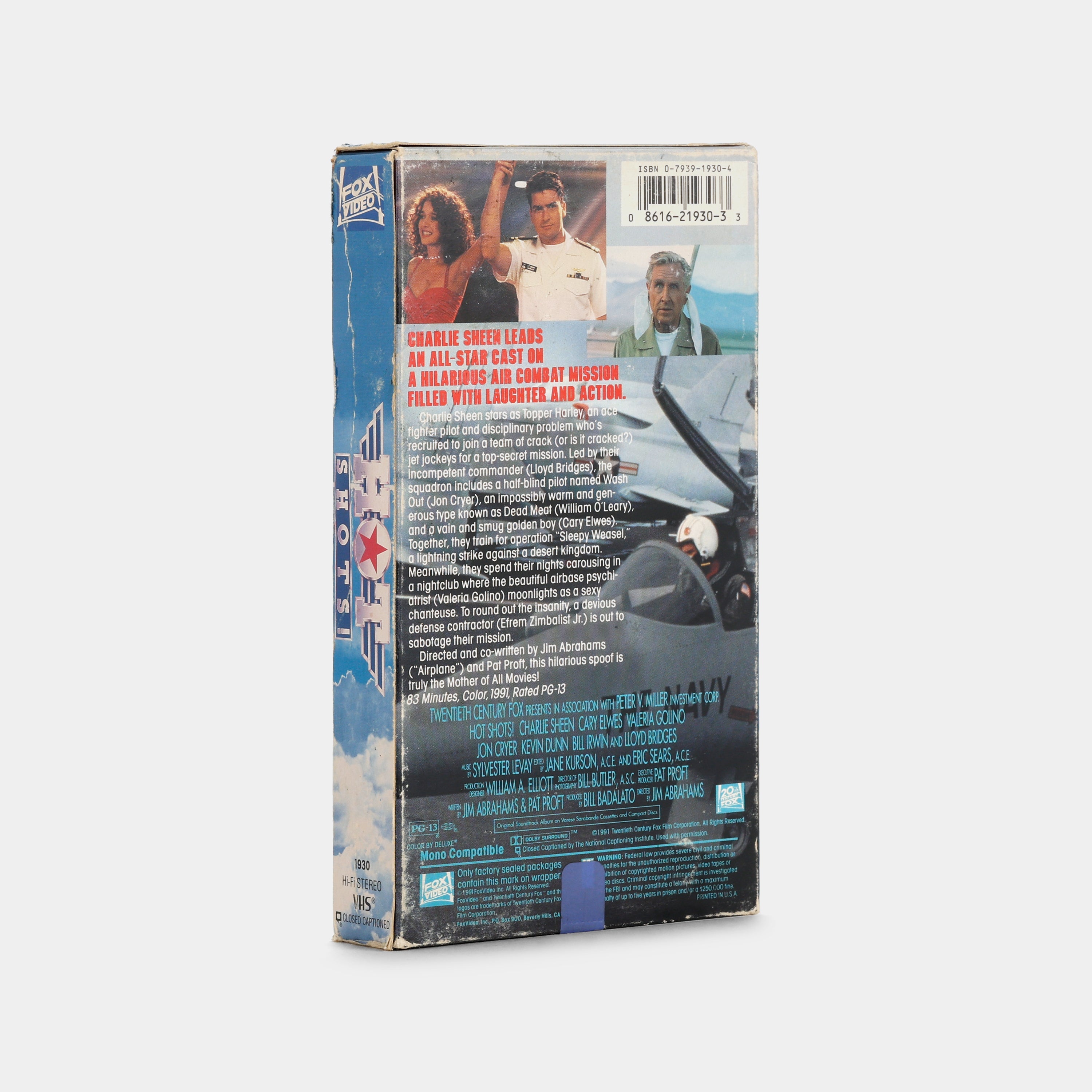 Hot Shots! VHS Tape