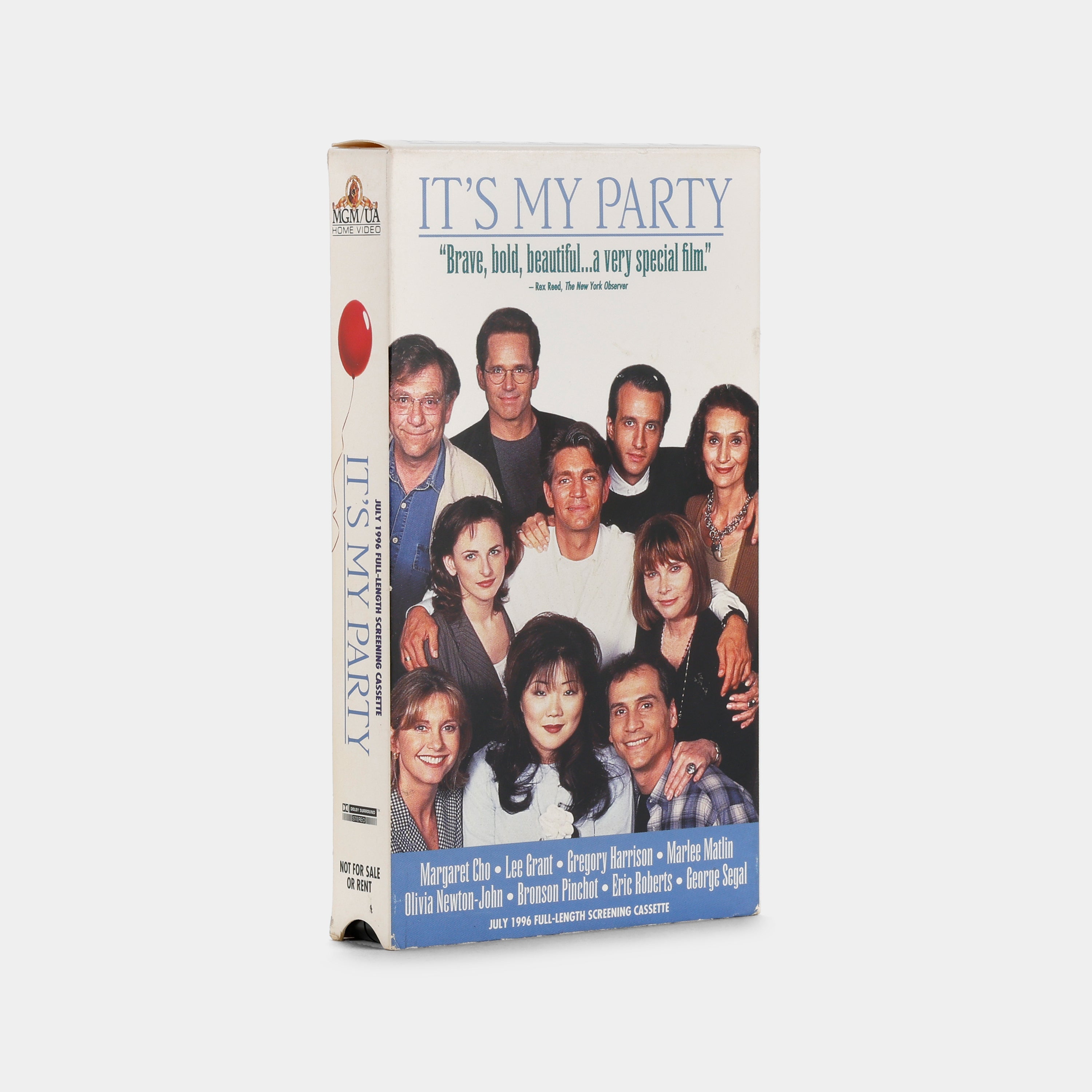 It's My Party VHS Tape