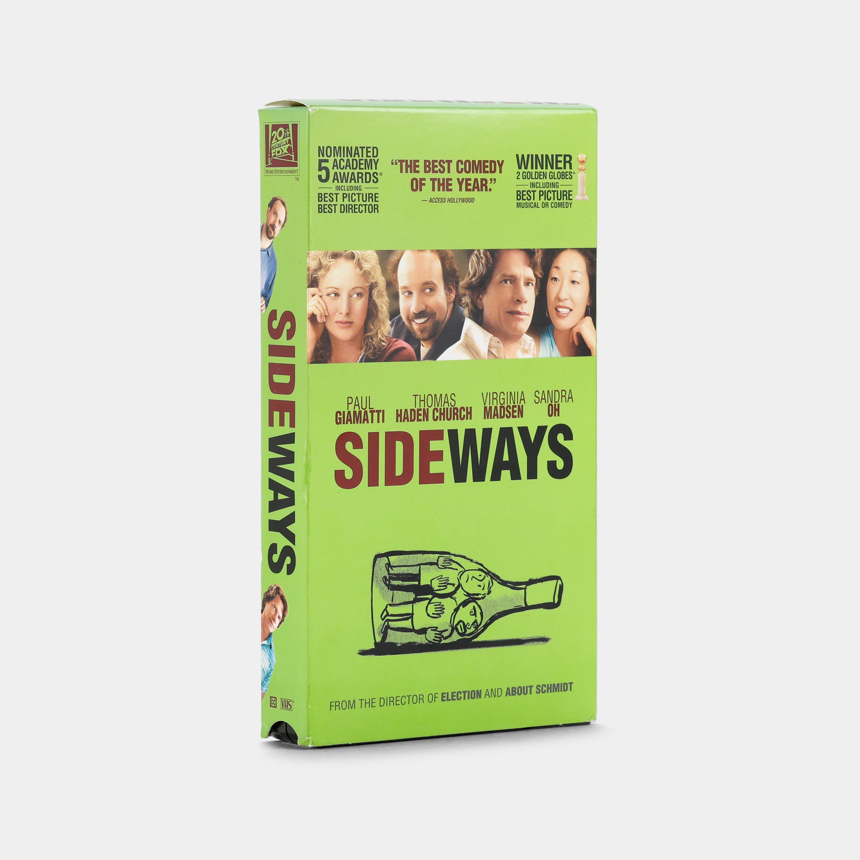 Sideways VHS Tape