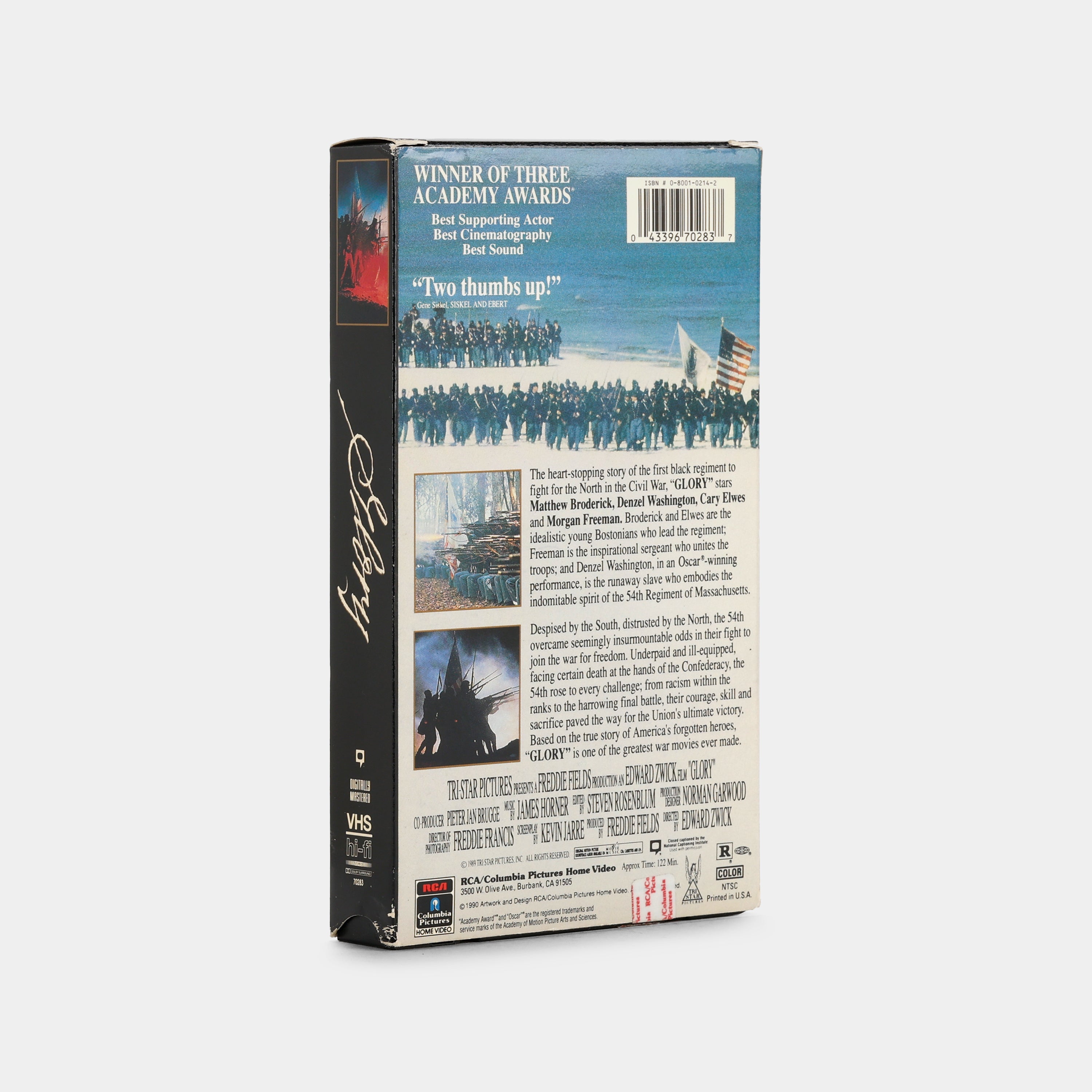 Glory VHS Tape