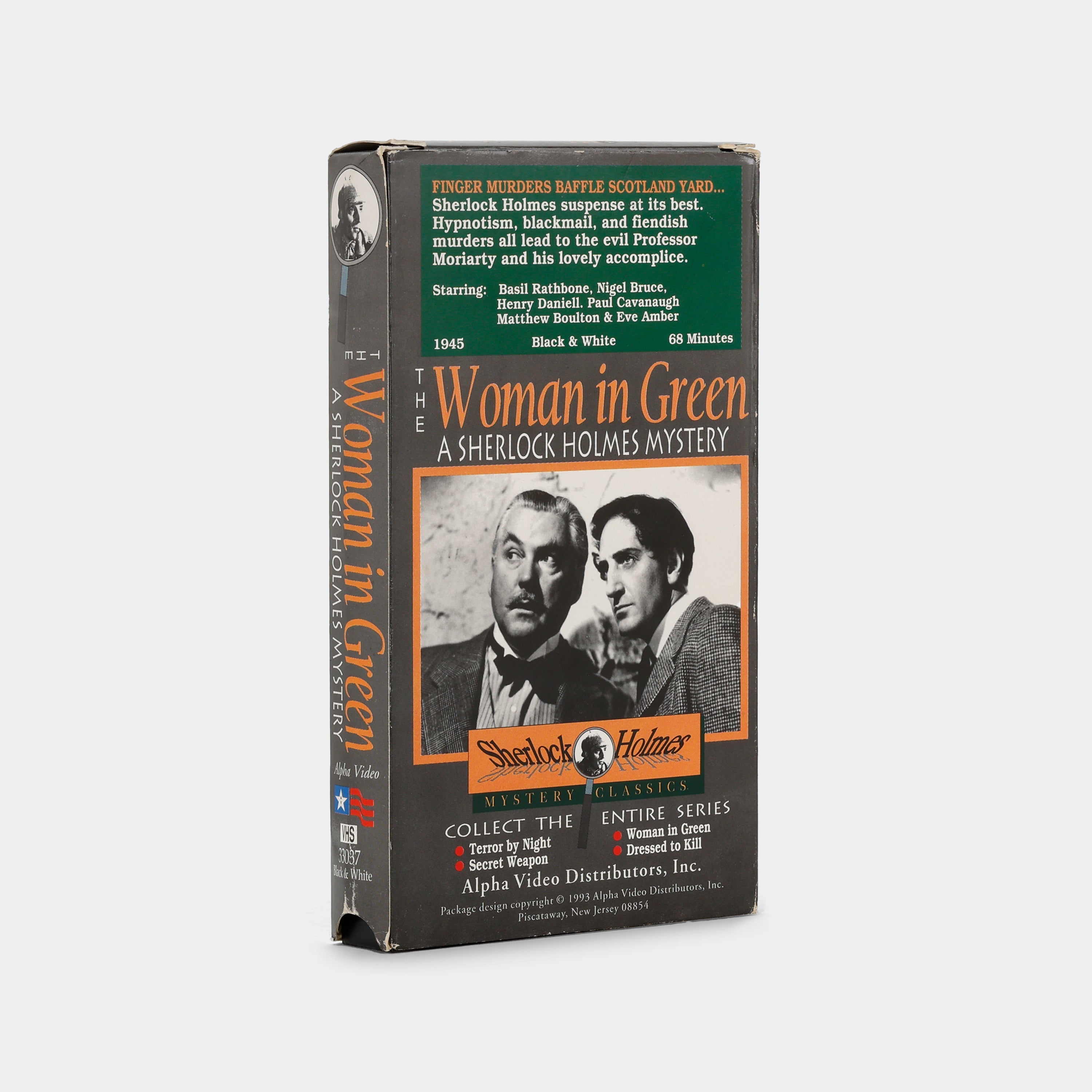 The Woman in Green VHS Tape