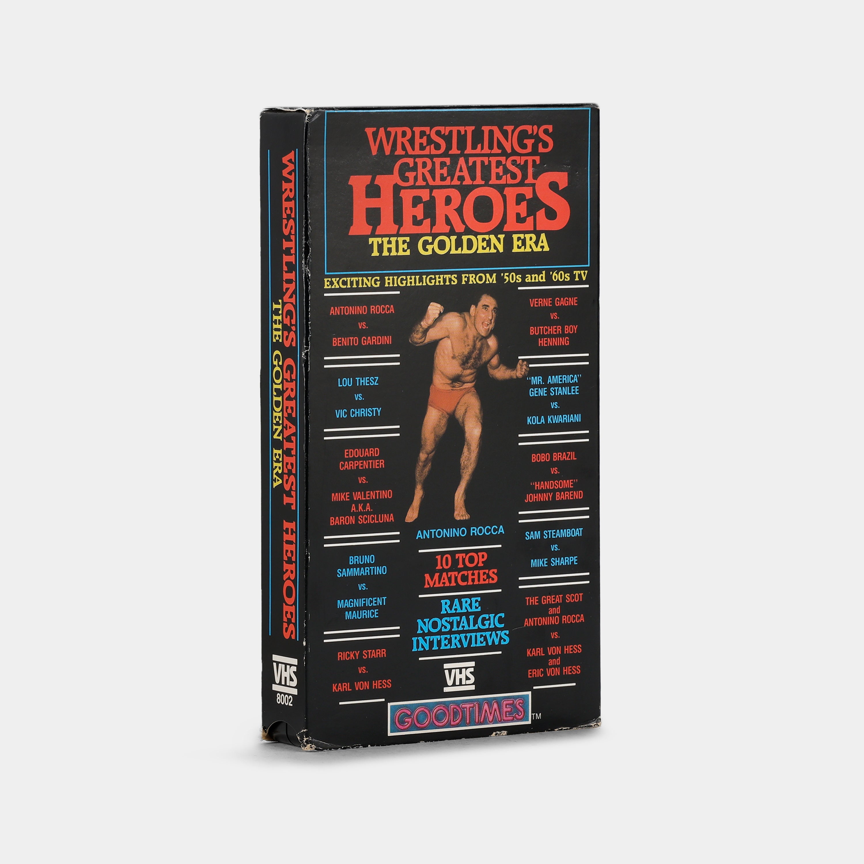 Wrestling's Greatest Heroes: The Golden Era VHS Tape